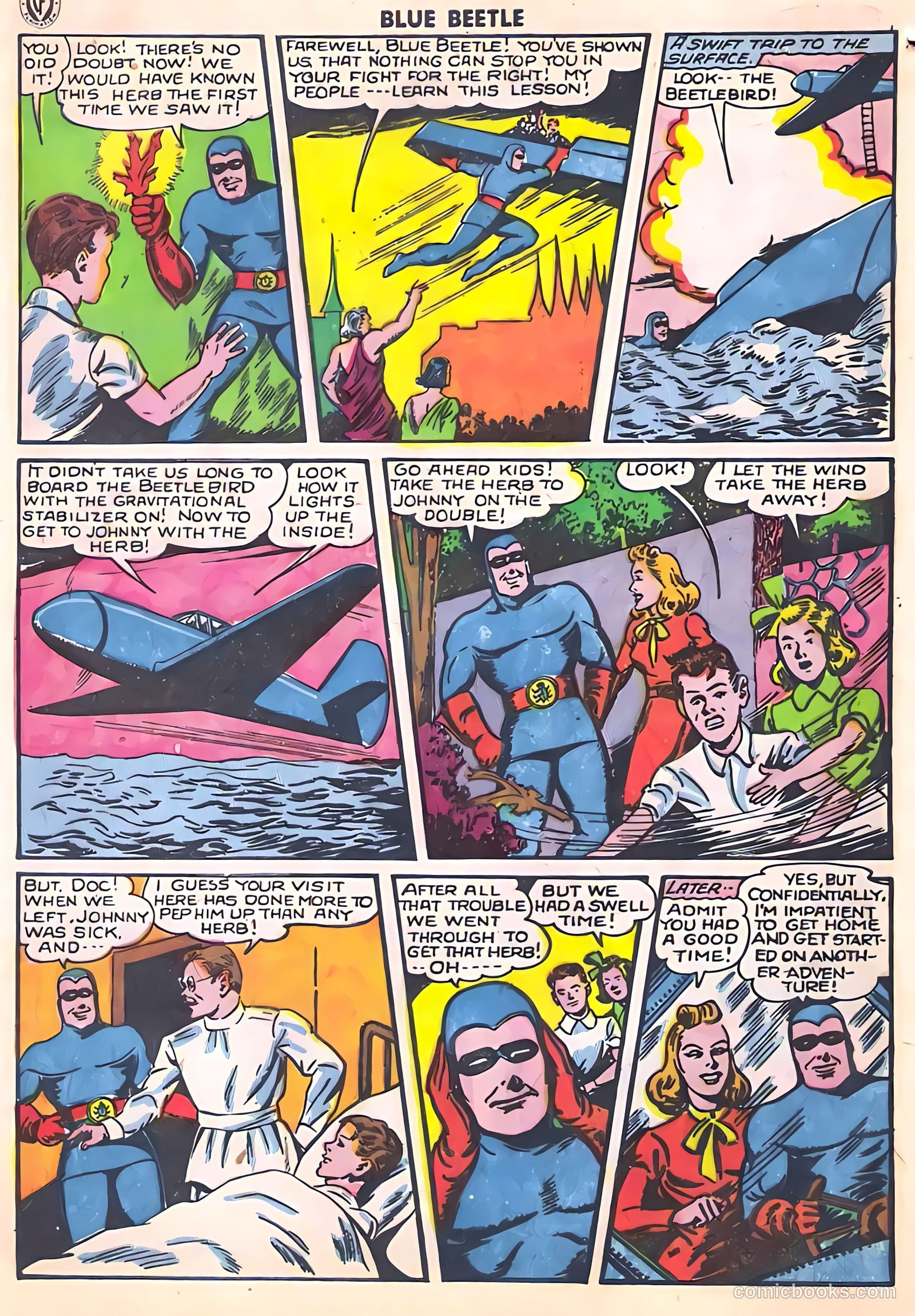 Blue Beetle #38 (1945) — page 12 of 52