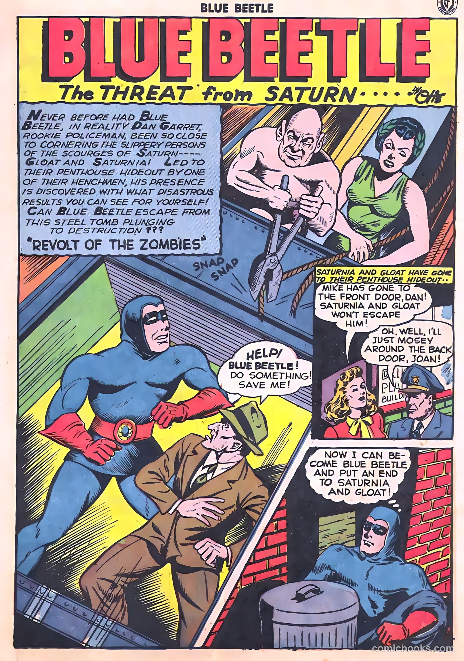Blue Beetle #38 (1945) — page 15 of 52
