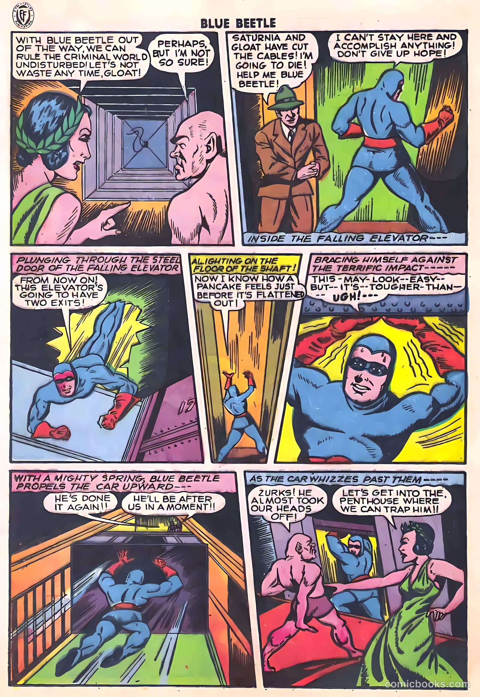 Blue Beetle #38 (1945) — page 16 of 52
