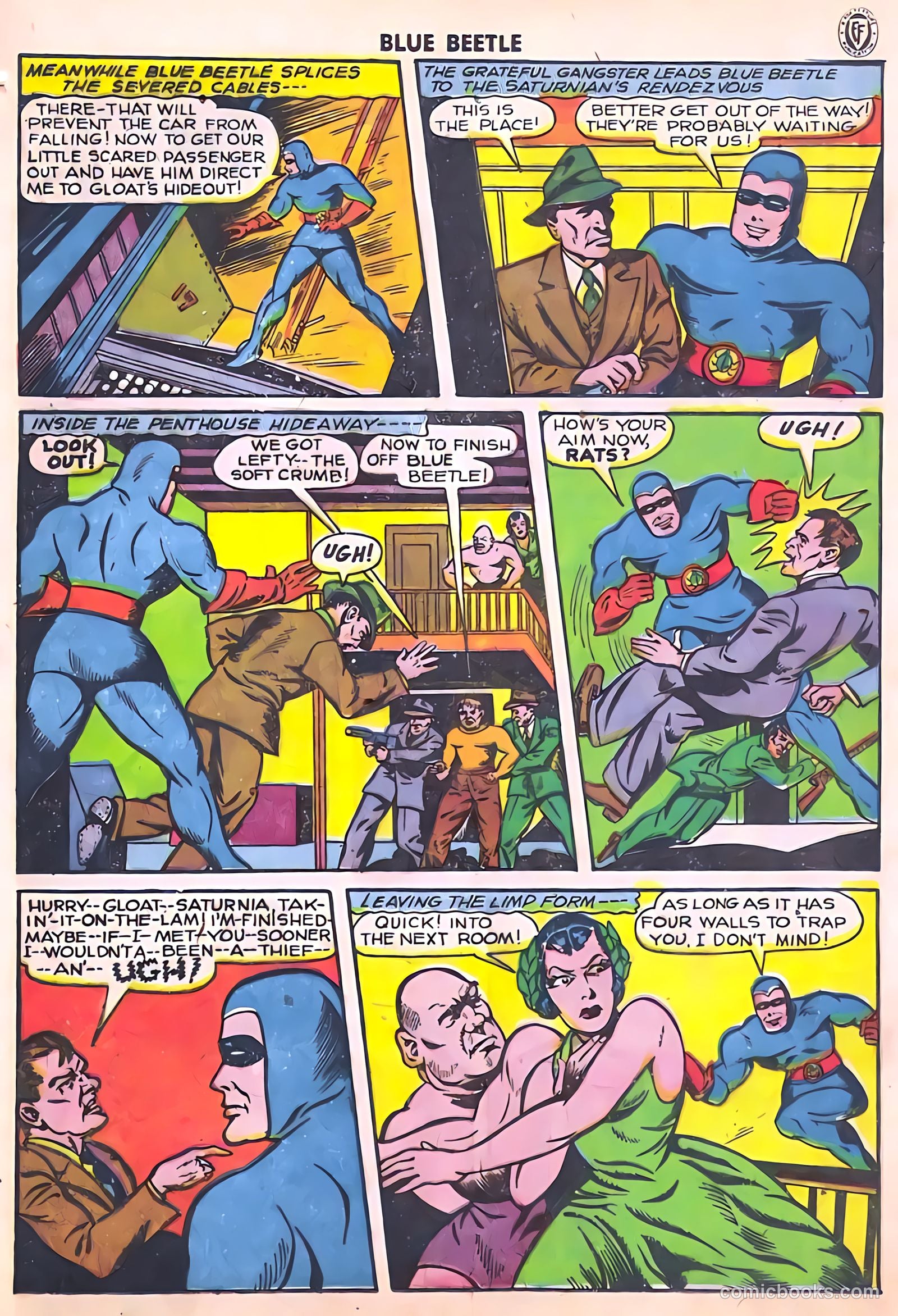 Blue Beetle #38 (1945) — page 17 of 52
