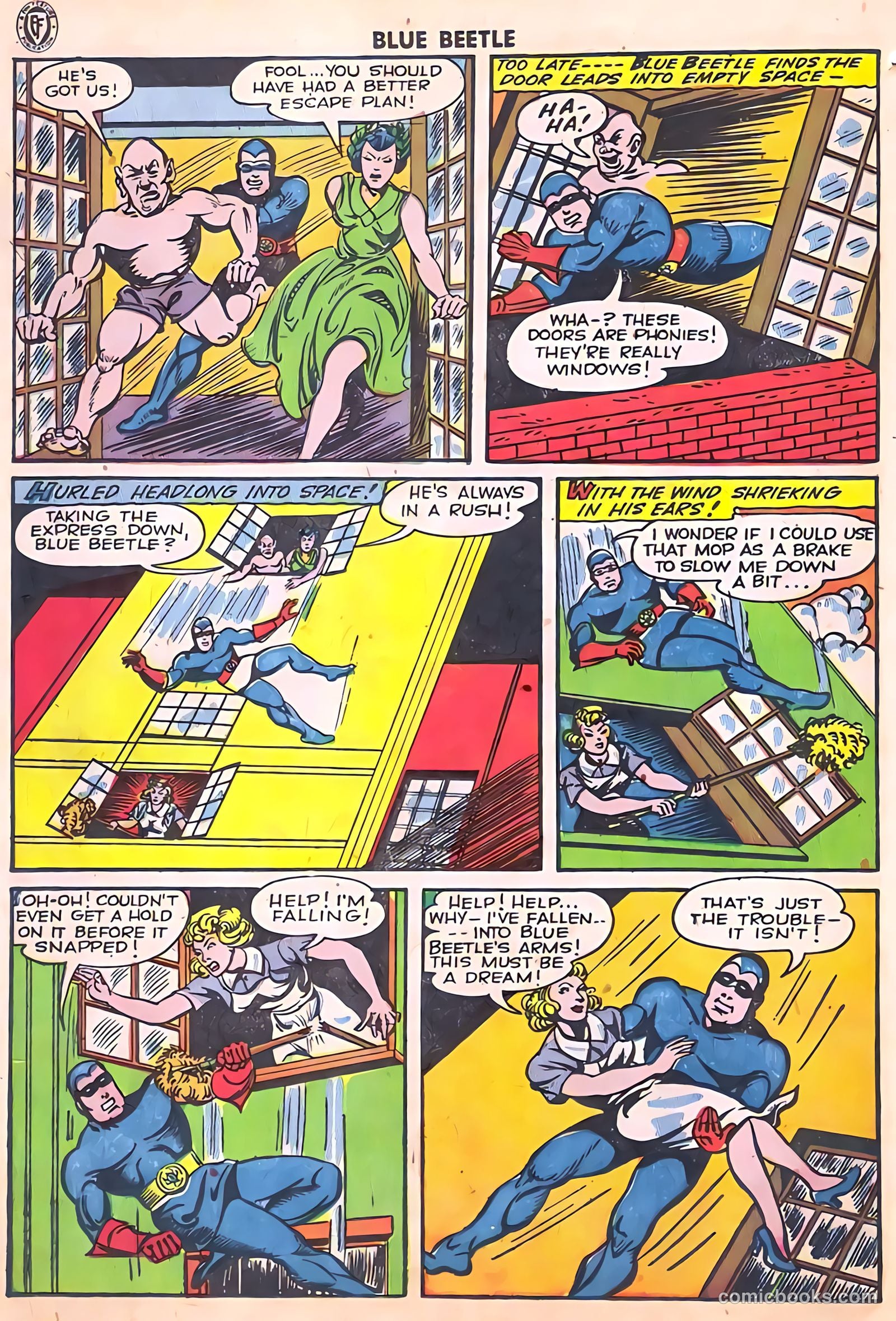 Blue Beetle #38 (1945) — page 18 of 52