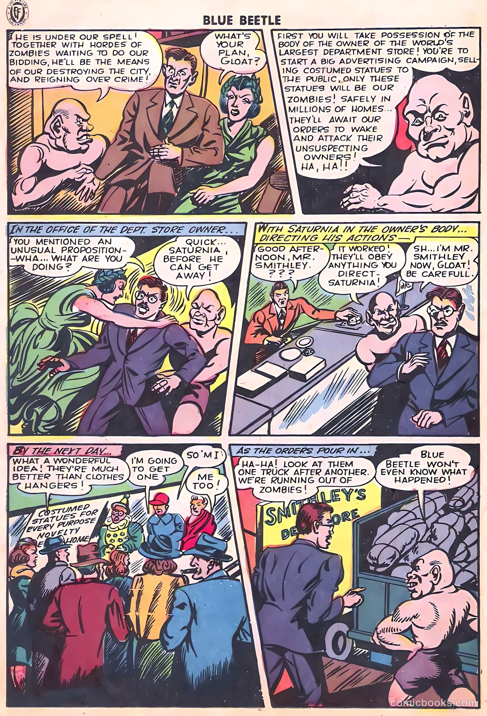 Blue Beetle #38 (1945) — page 20 of 52