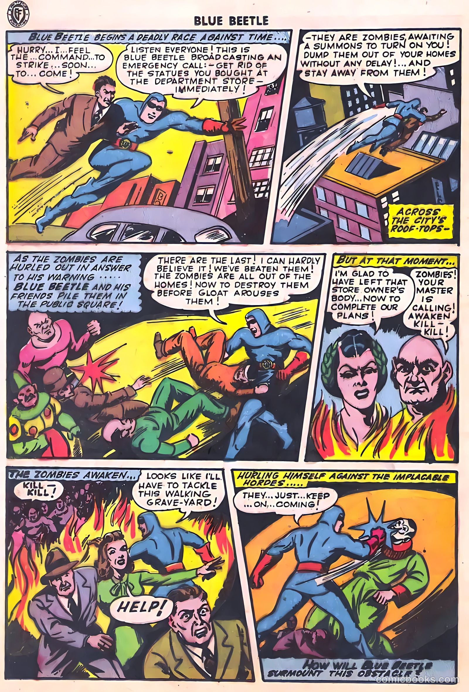 Blue Beetle #38 (1945) — page 22 of 52