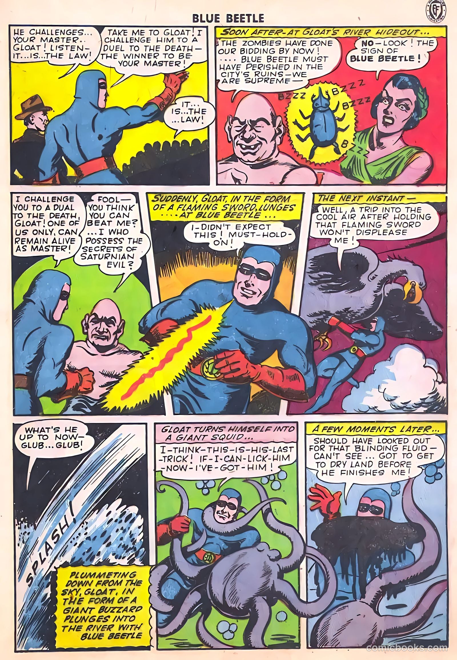 Blue Beetle #38 (1945) — page 23 of 52