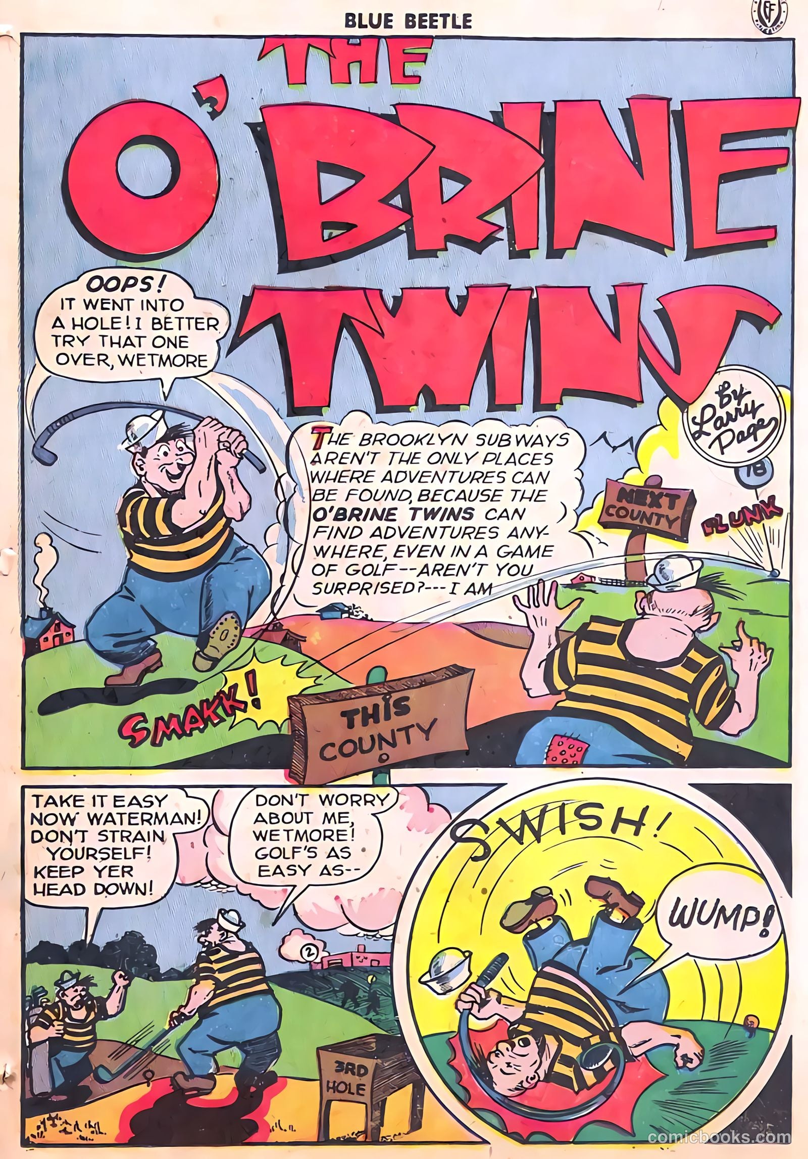 Blue Beetle #38 (1945) — page 33 of 52