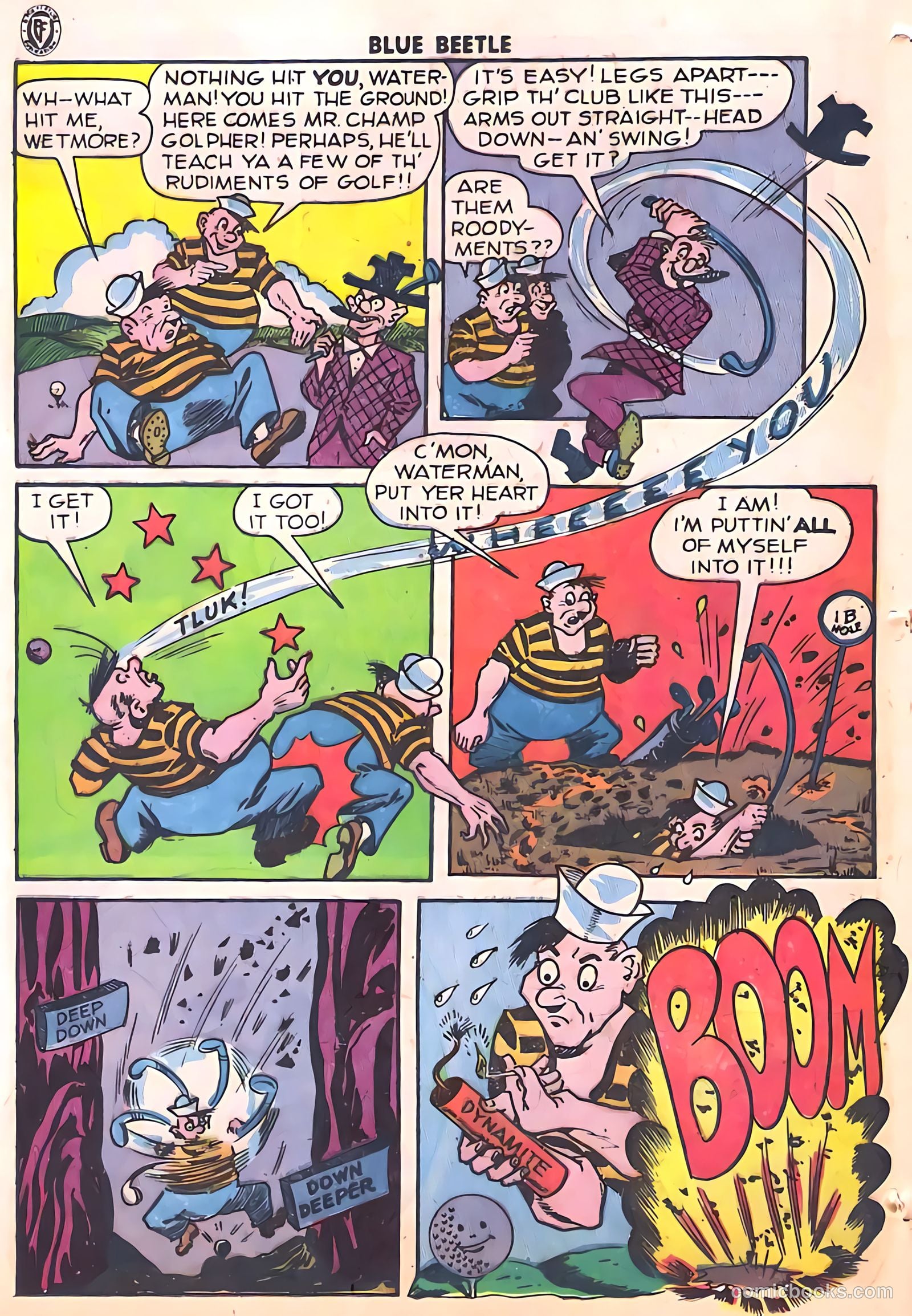 Blue Beetle #38 (1945) — page 34 of 52