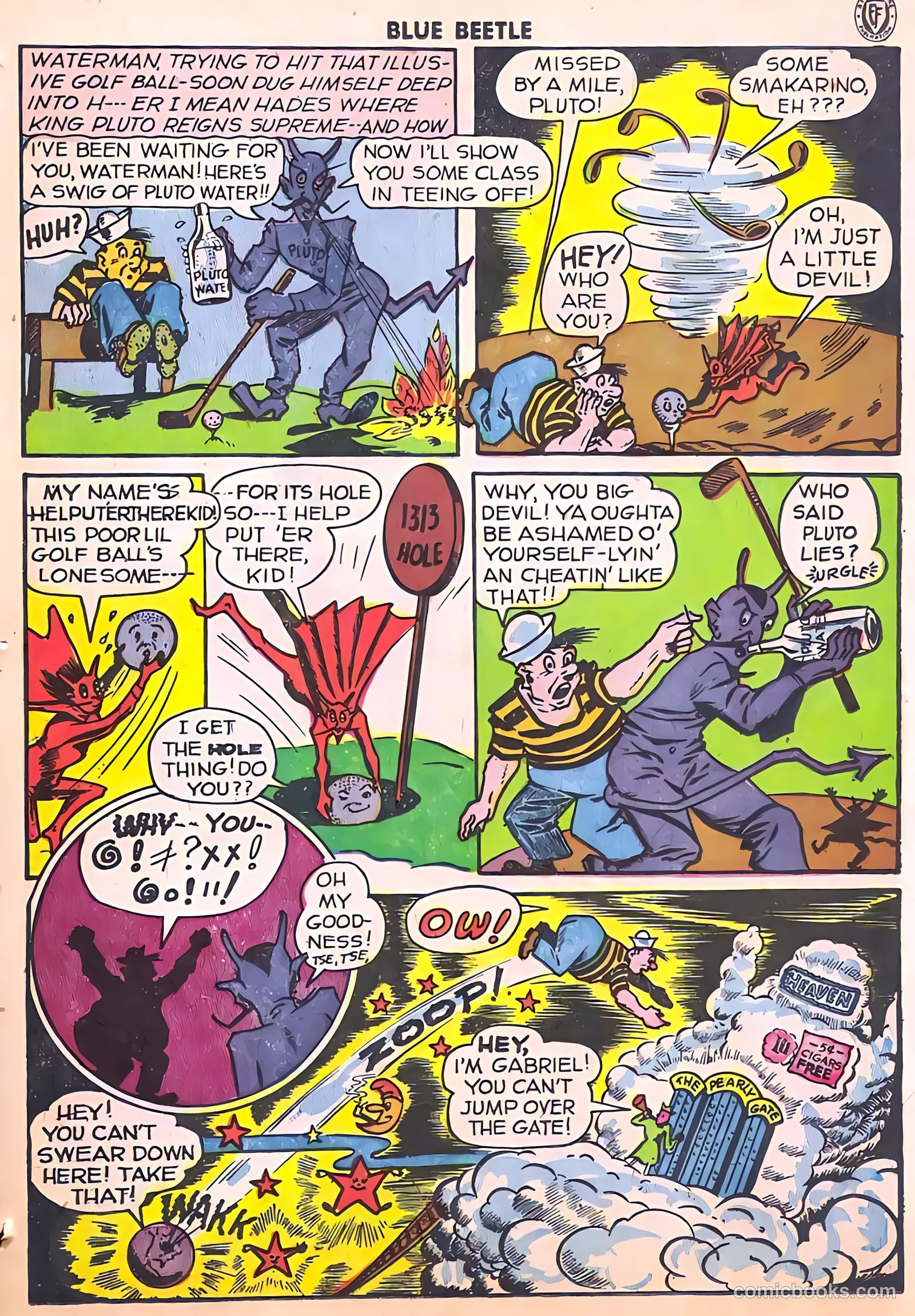 Blue Beetle #38 (1945) — page 35 of 52