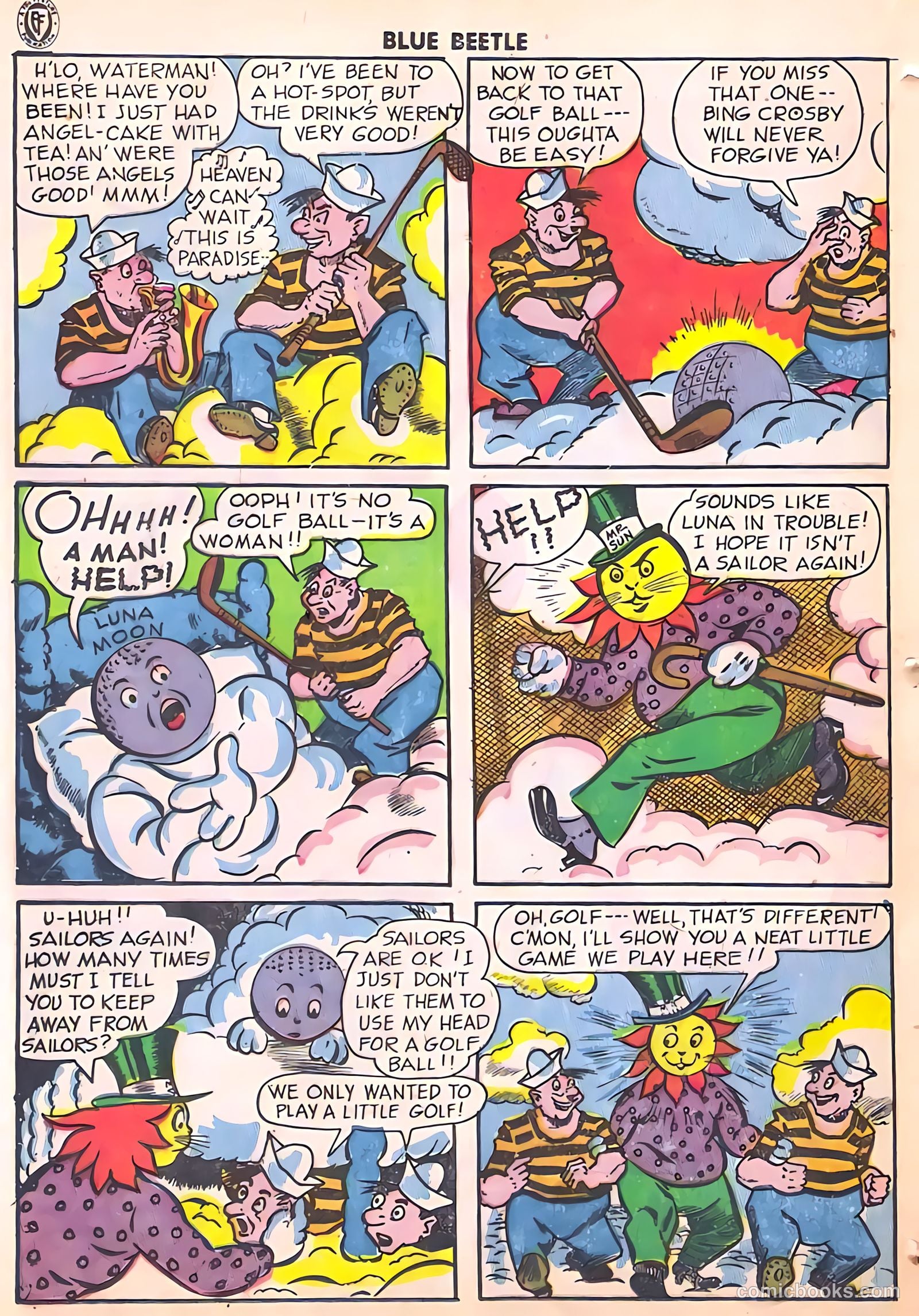 Blue Beetle #38 (1945) — page 36 of 52
