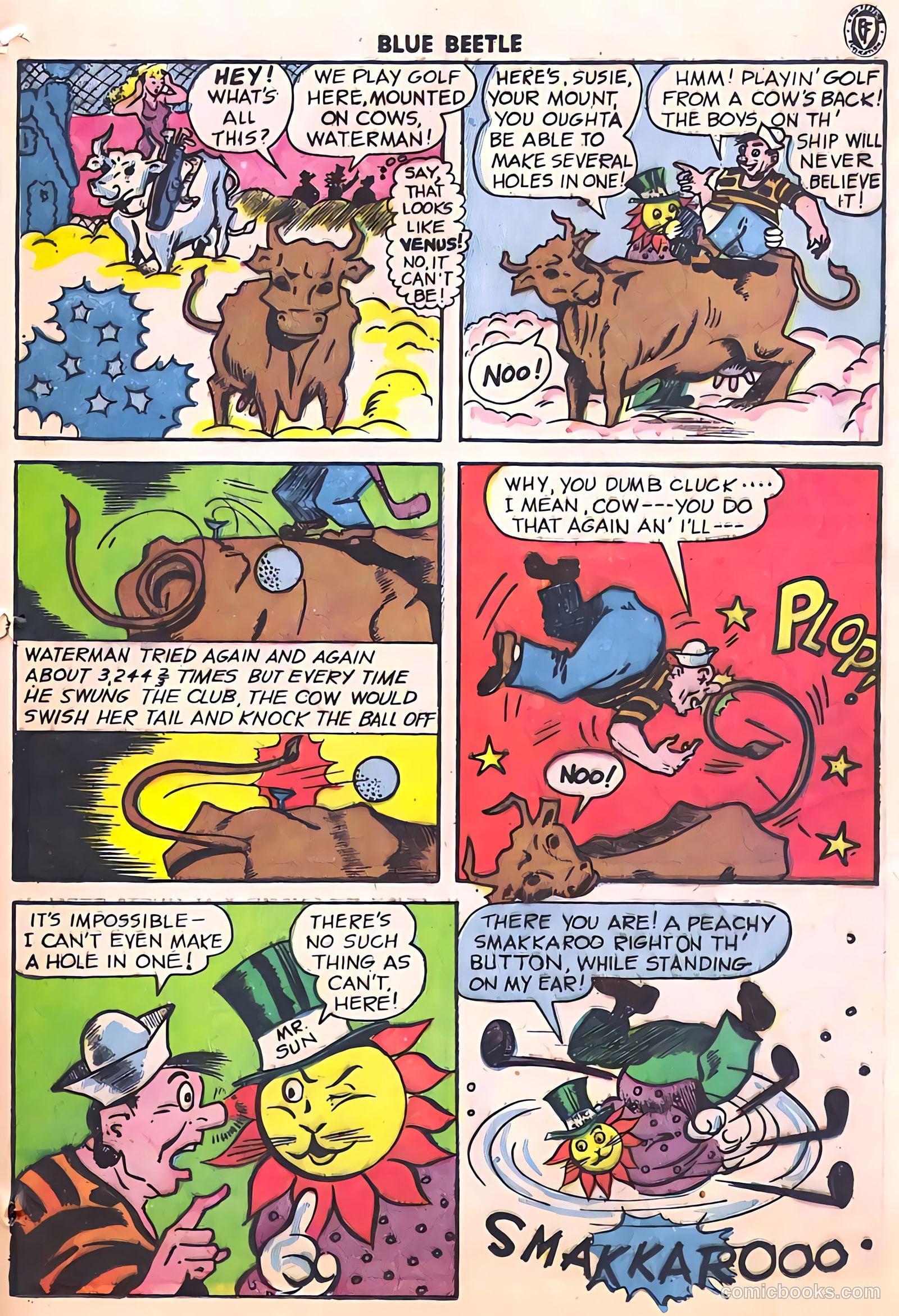 Blue Beetle #38 (1945) — page 37 of 52