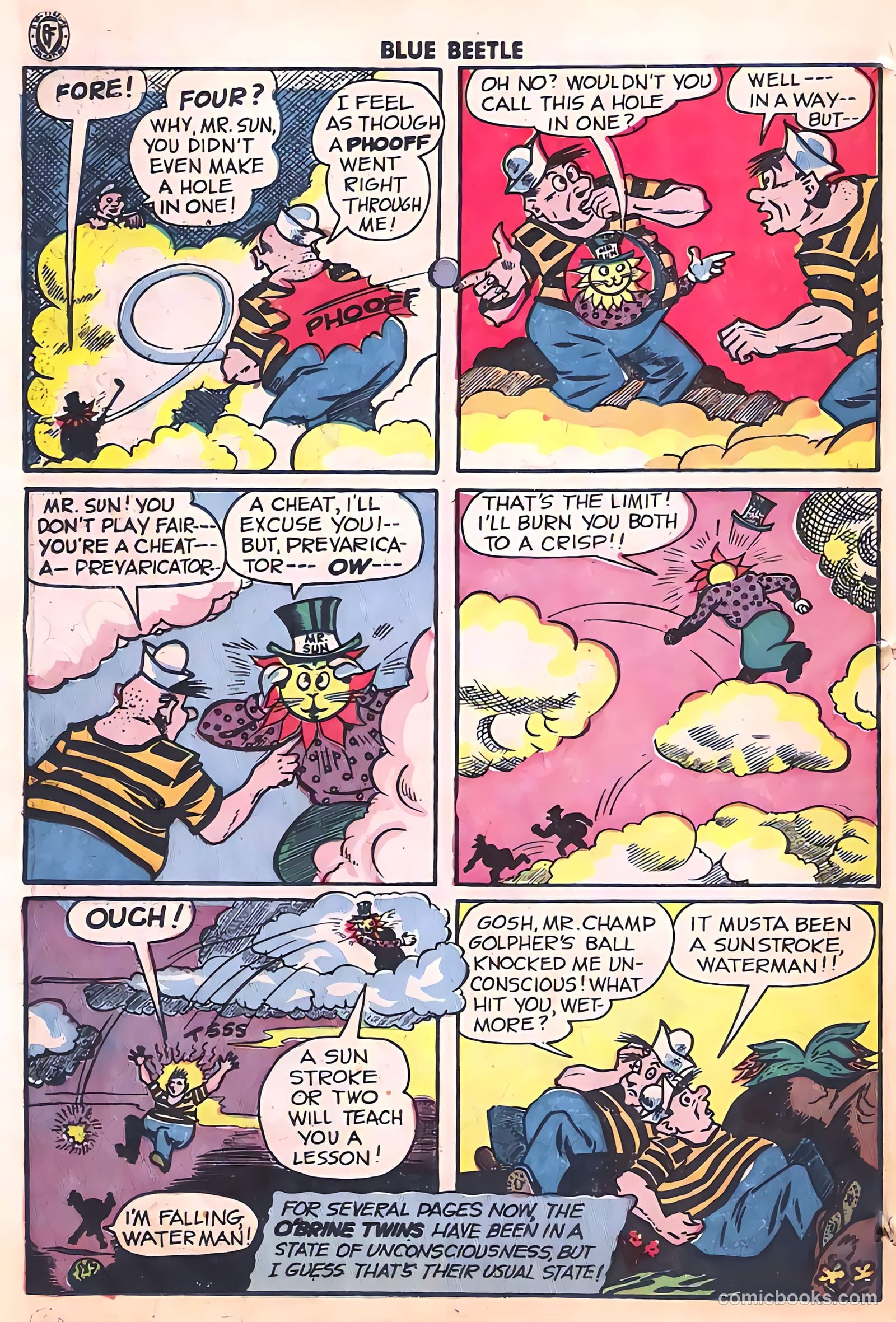 Blue Beetle #38 (1945) — page 38 of 52