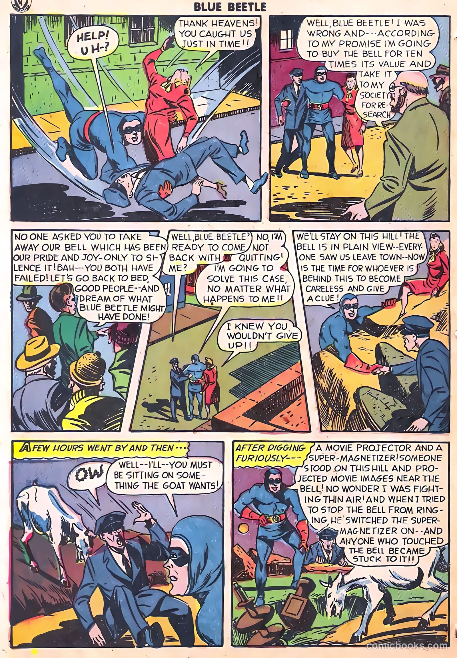Blue Beetle #38 (1945) — page 44 of 52