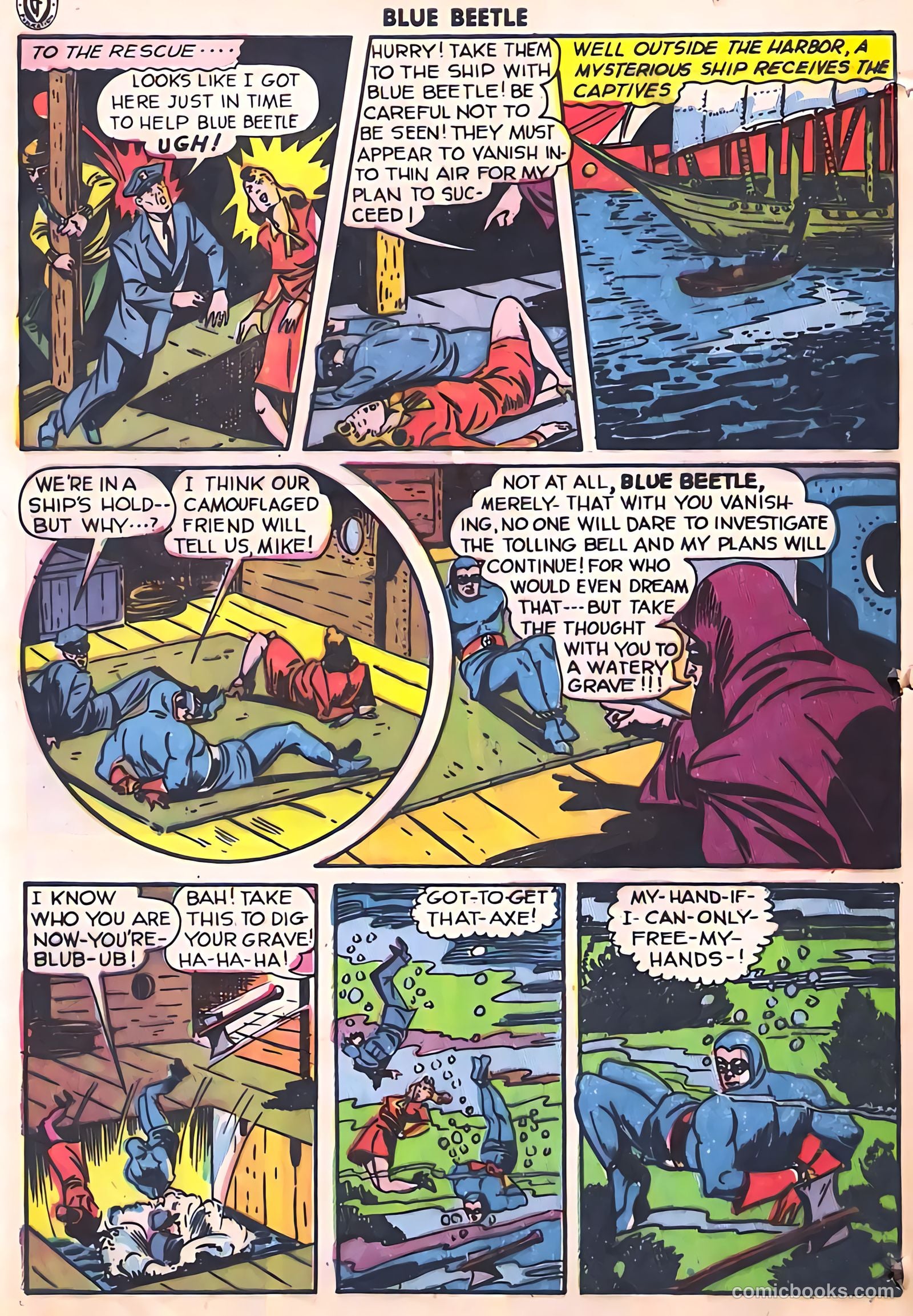 Blue Beetle #38 (1945) — page 46 of 52