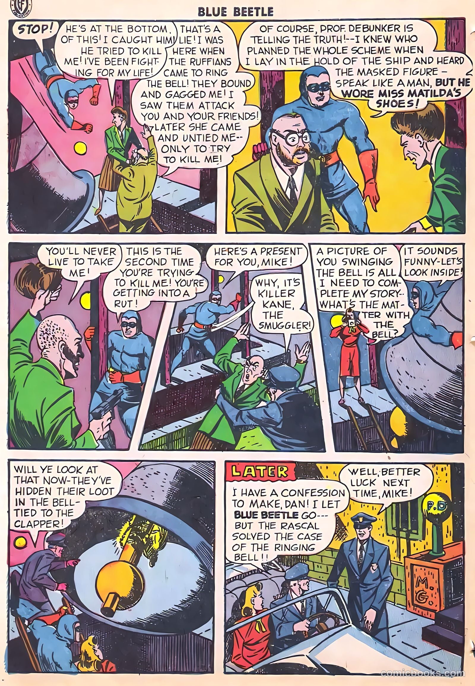 Blue Beetle #38 (1945) — page 48 of 52