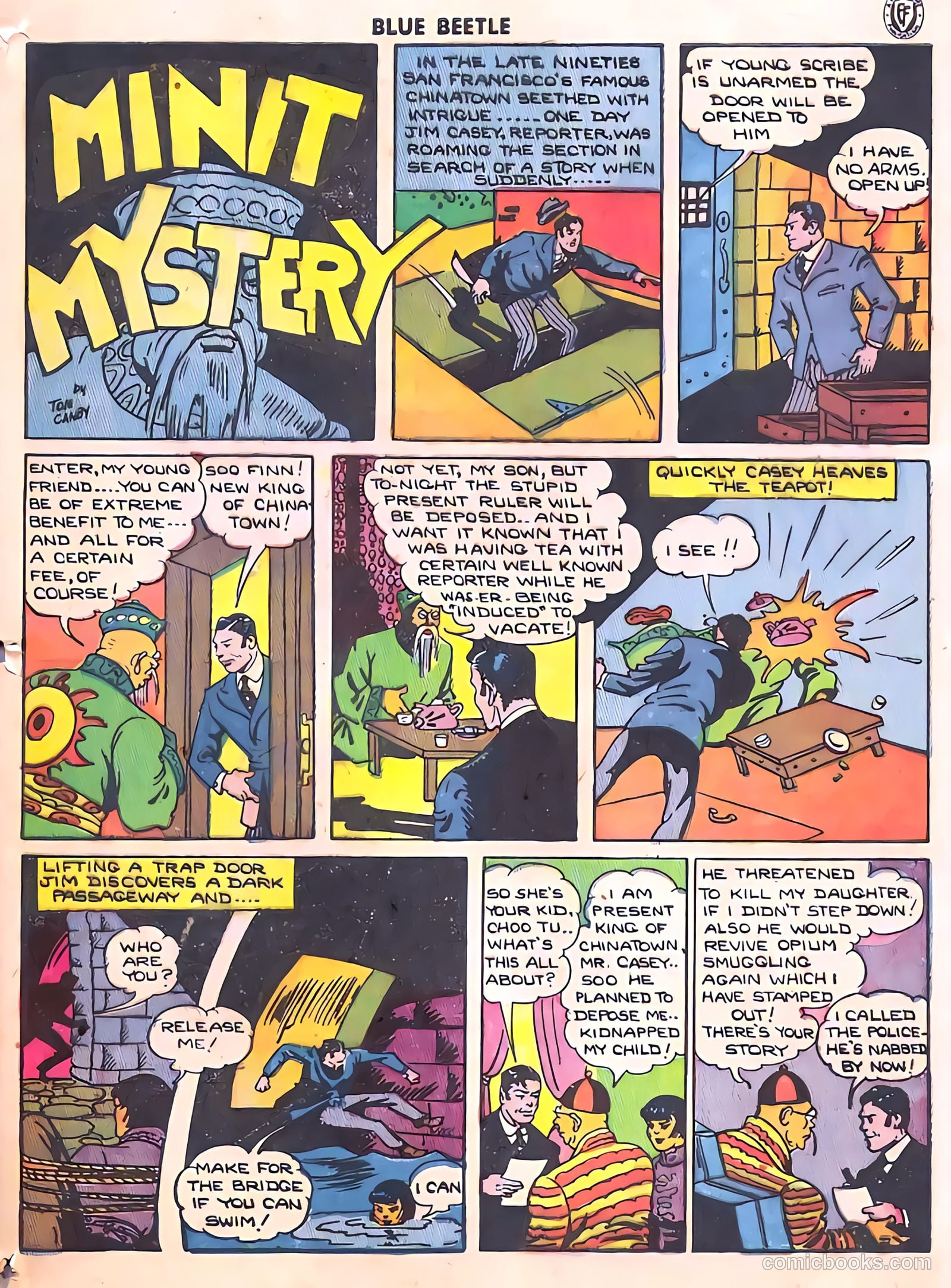 Blue Beetle #38 (1945) — page 49 of 52