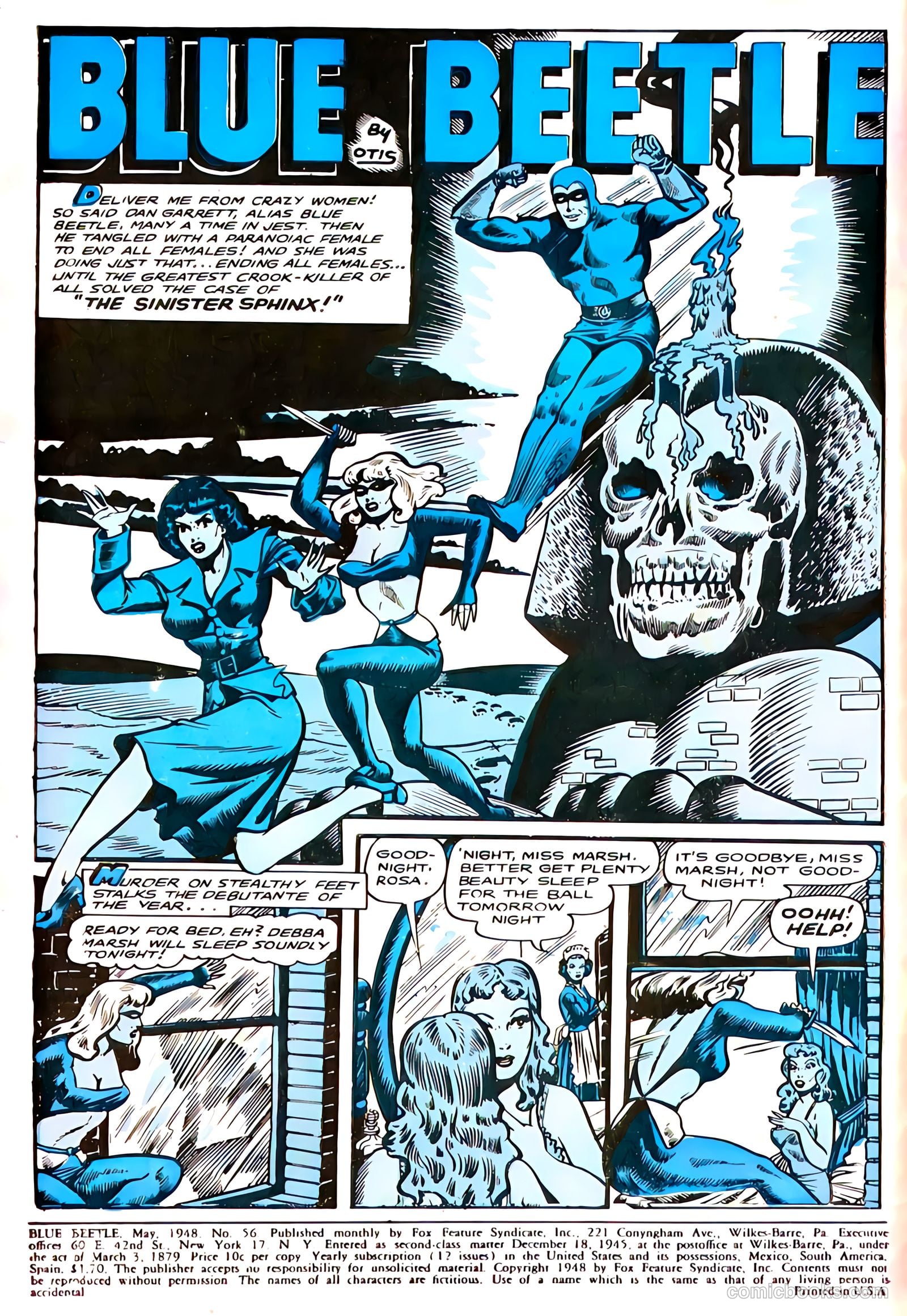 Blue Beetle #56 (1948) — page 2 of 33