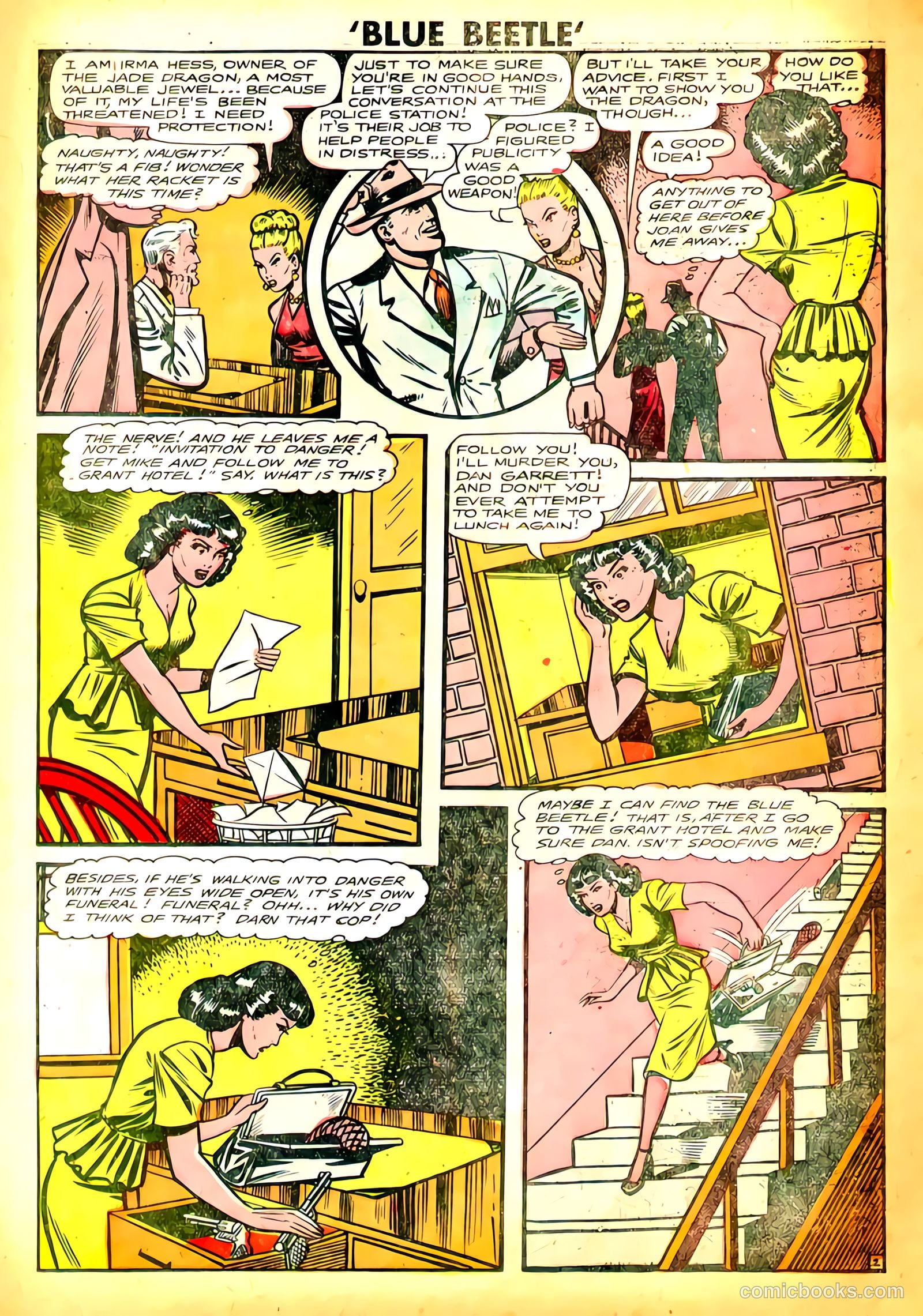 Blue Beetle #56 (1948) — page 13 of 33