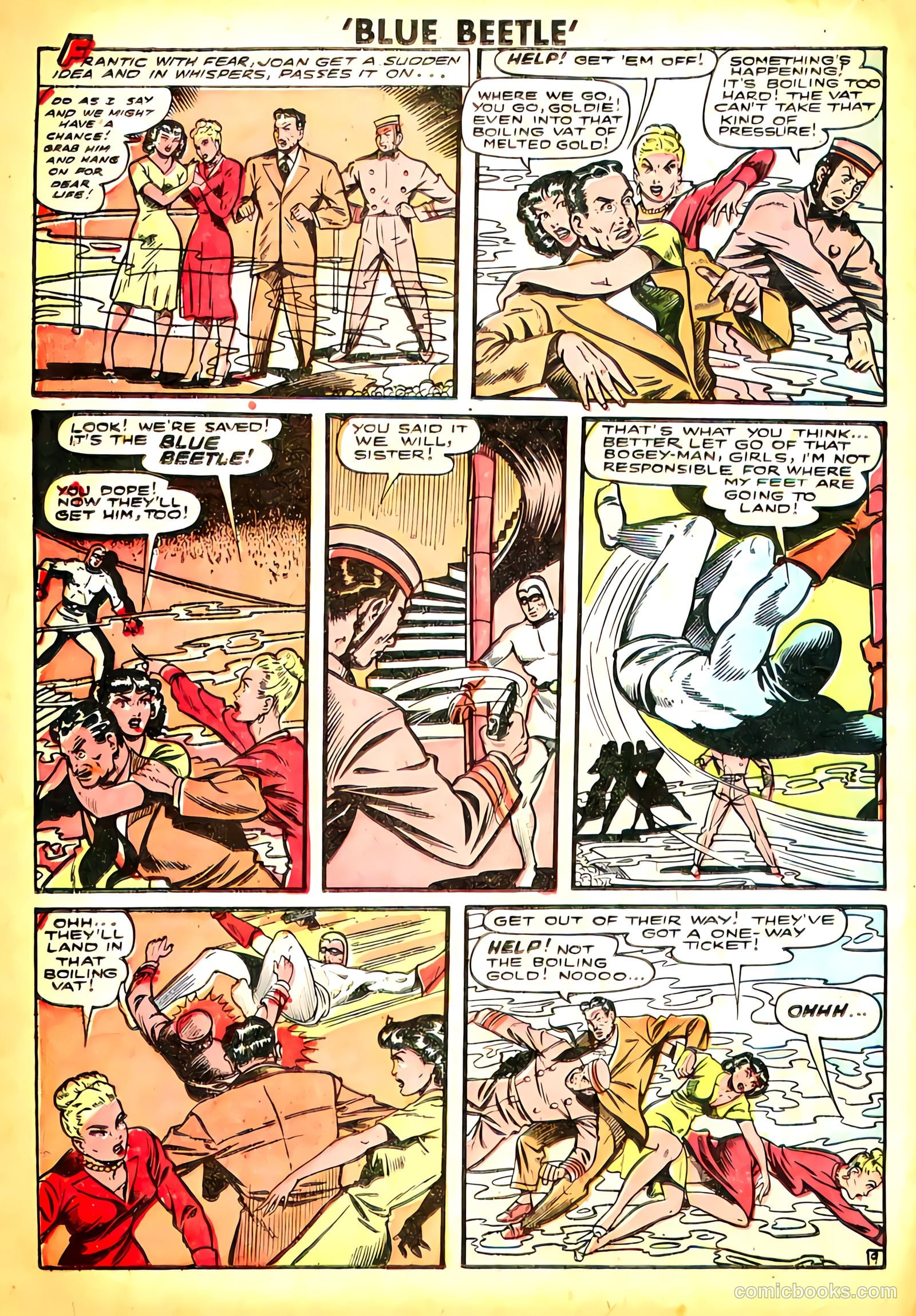 Blue Beetle #56 (1948) — page 20 of 33