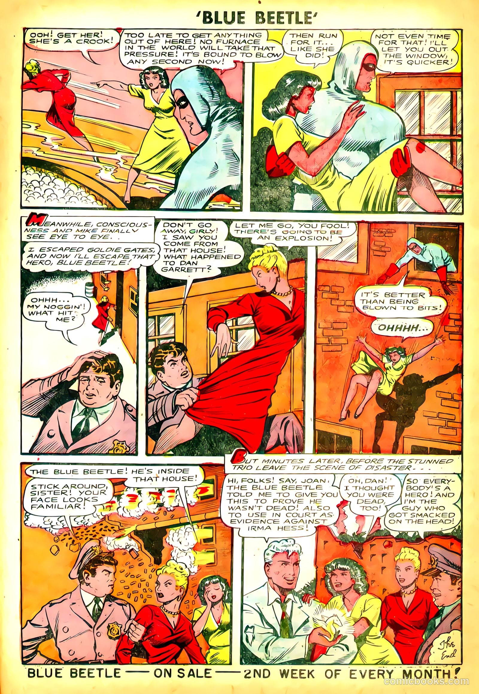 Blue Beetle #56 (1948) — page 21 of 33
