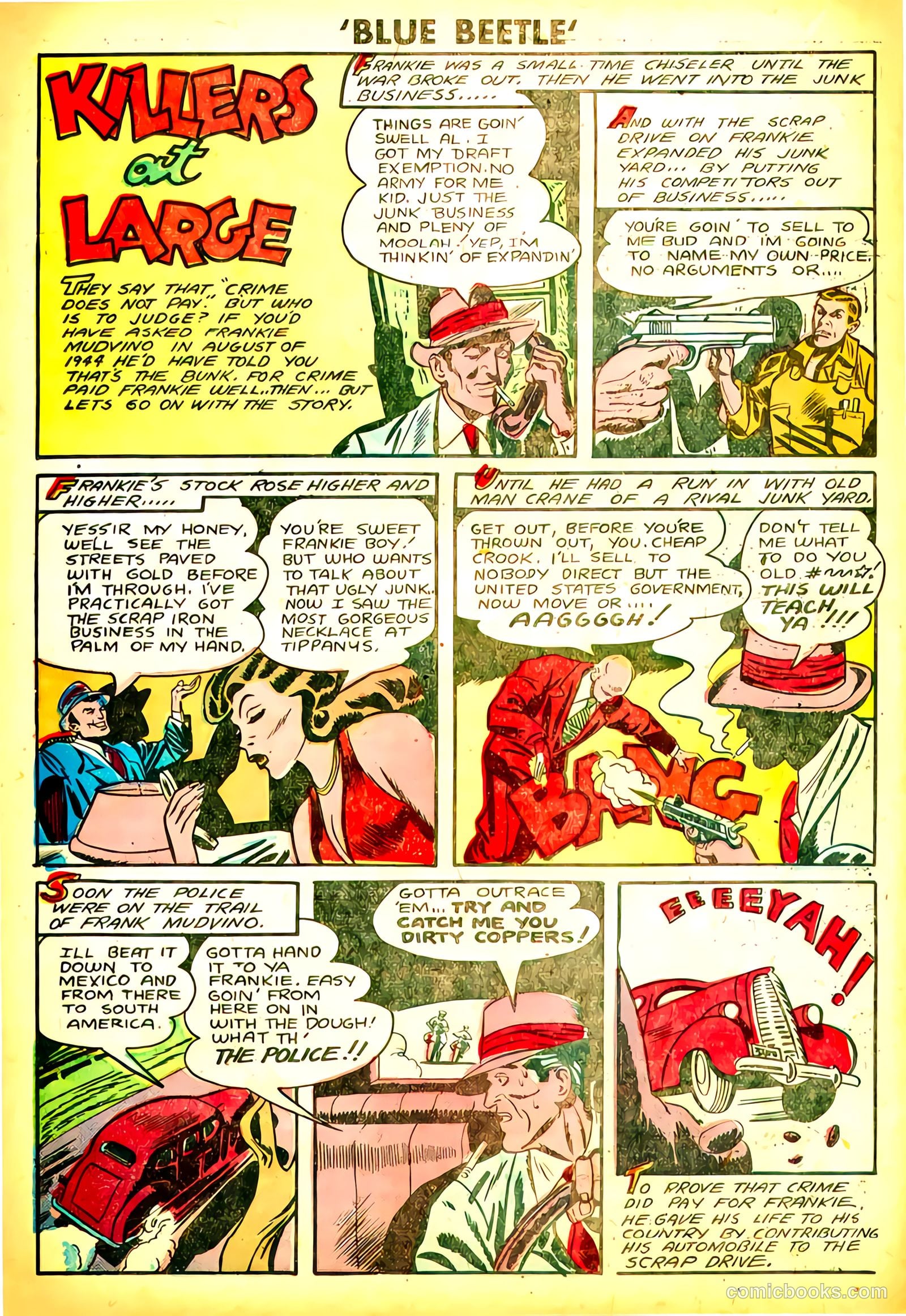 Blue Beetle #56 (1948) — page 22 of 33
