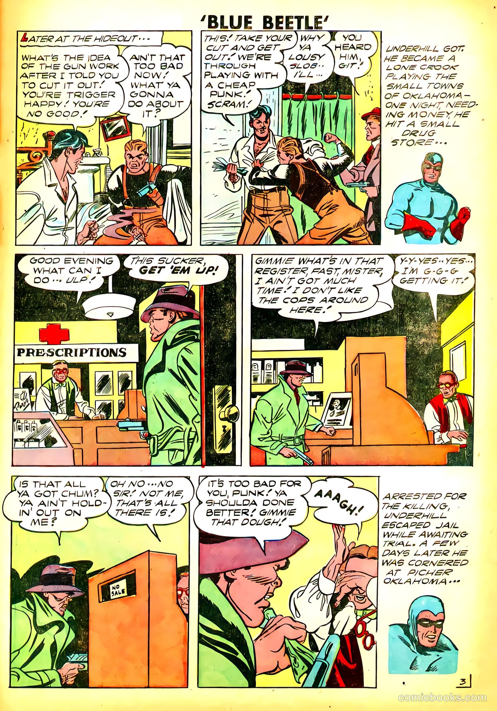 Blue Beetle #56 (1948) — page 25 of 33