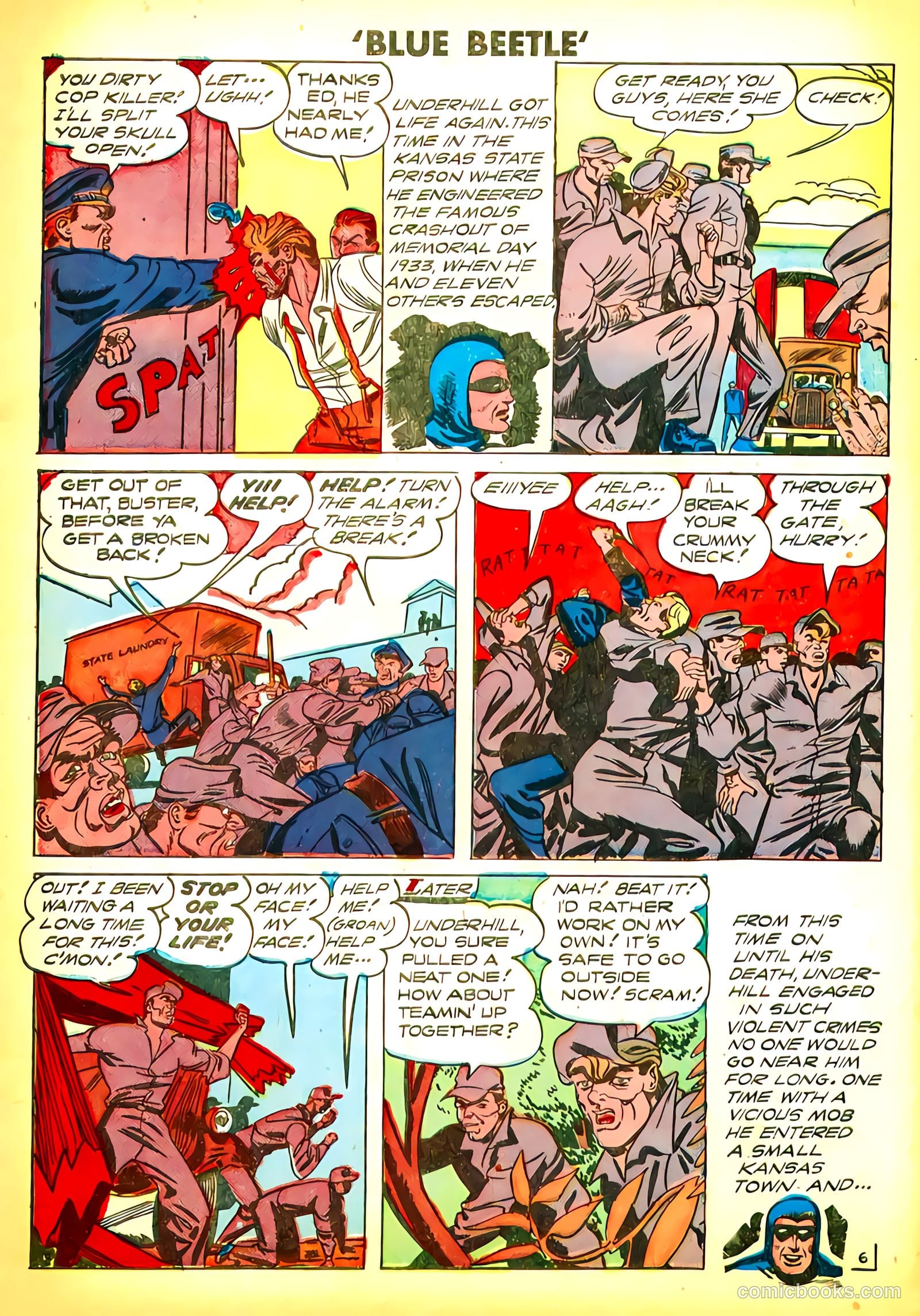 Blue Beetle #56 (1948) — page 28 of 33