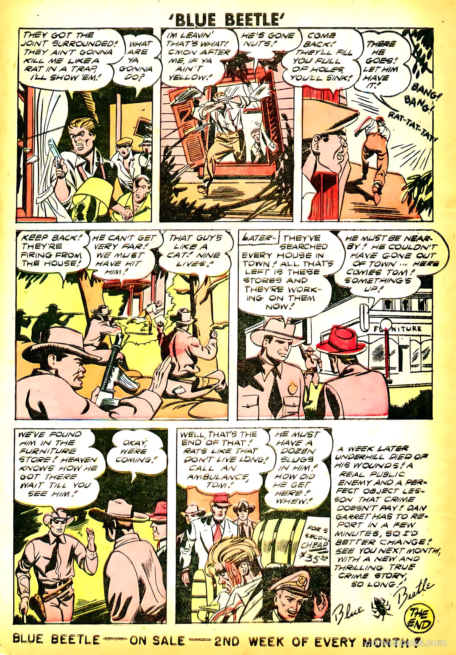 Blue Beetle #56 (1948) — page 31 of 33