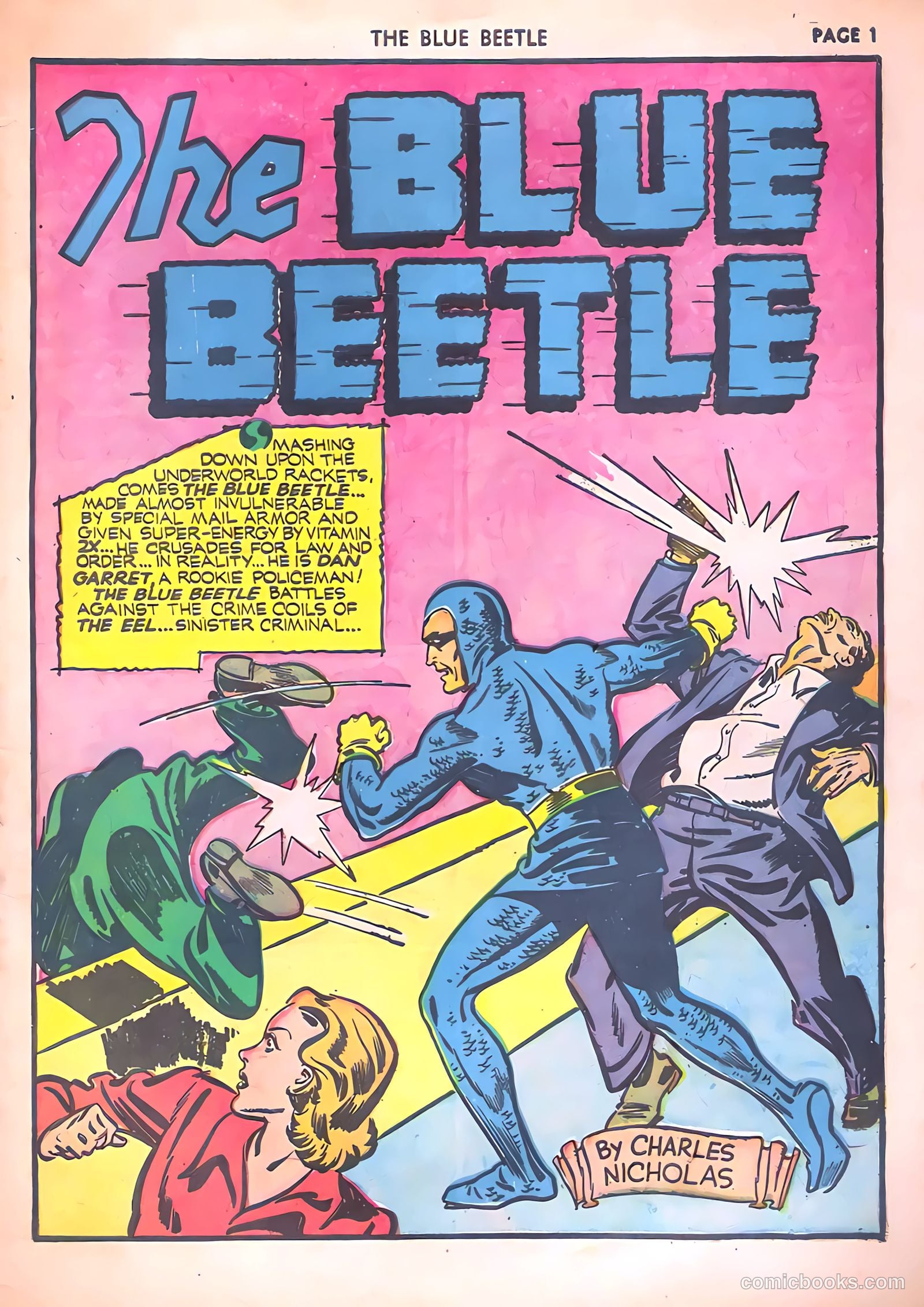 Blue Beetle #6 (1941) — page 3 of 69