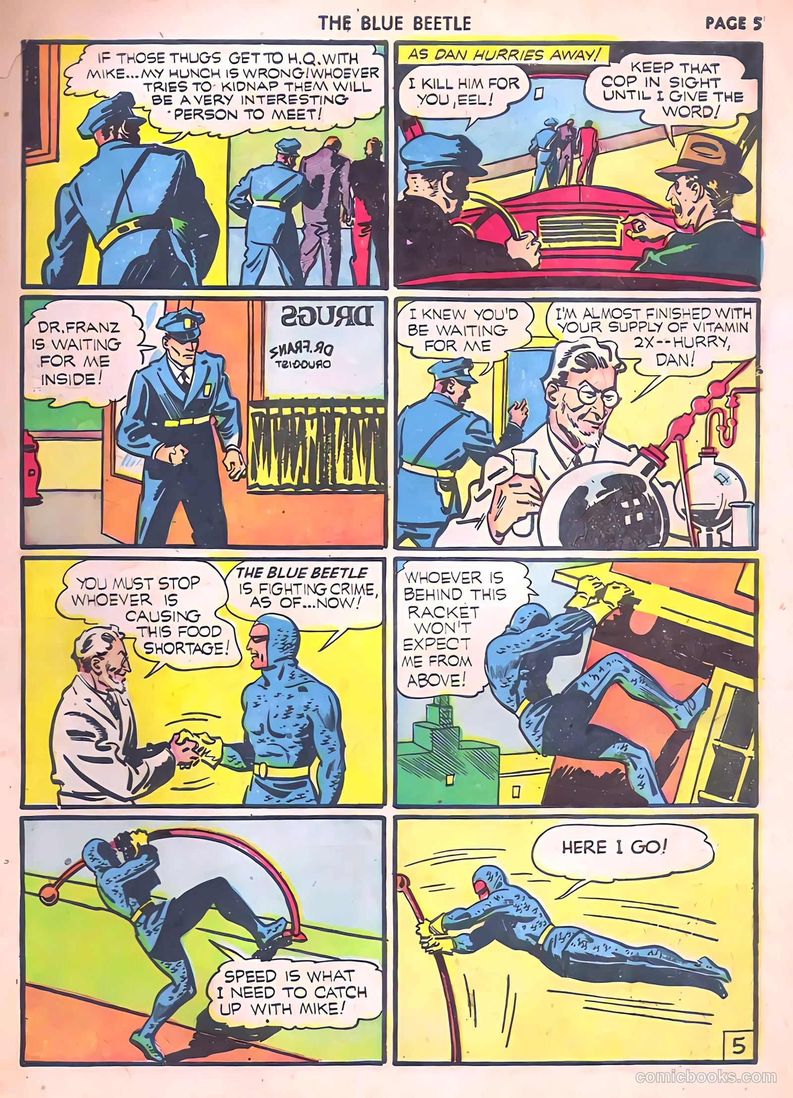 Blue Beetle #6 (1941) — page 7 of 69