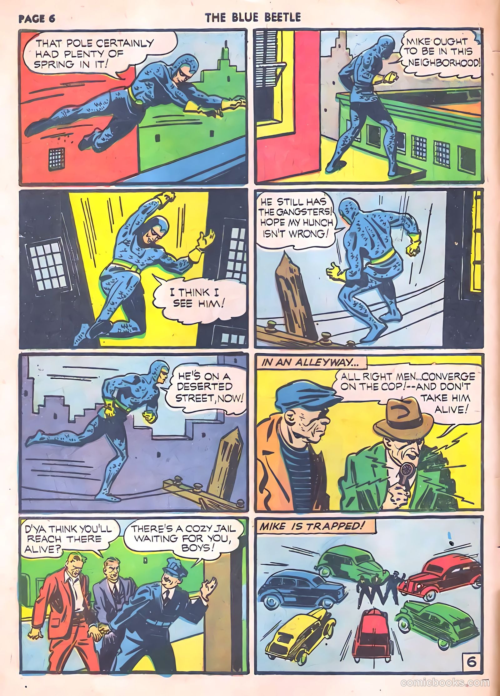 Blue Beetle #6 (1941) — page 8 of 69