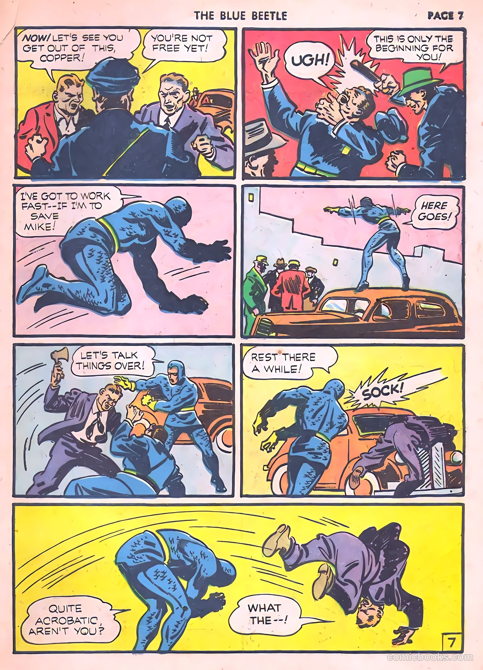 Blue Beetle #6 (1941) — page 9 of 69