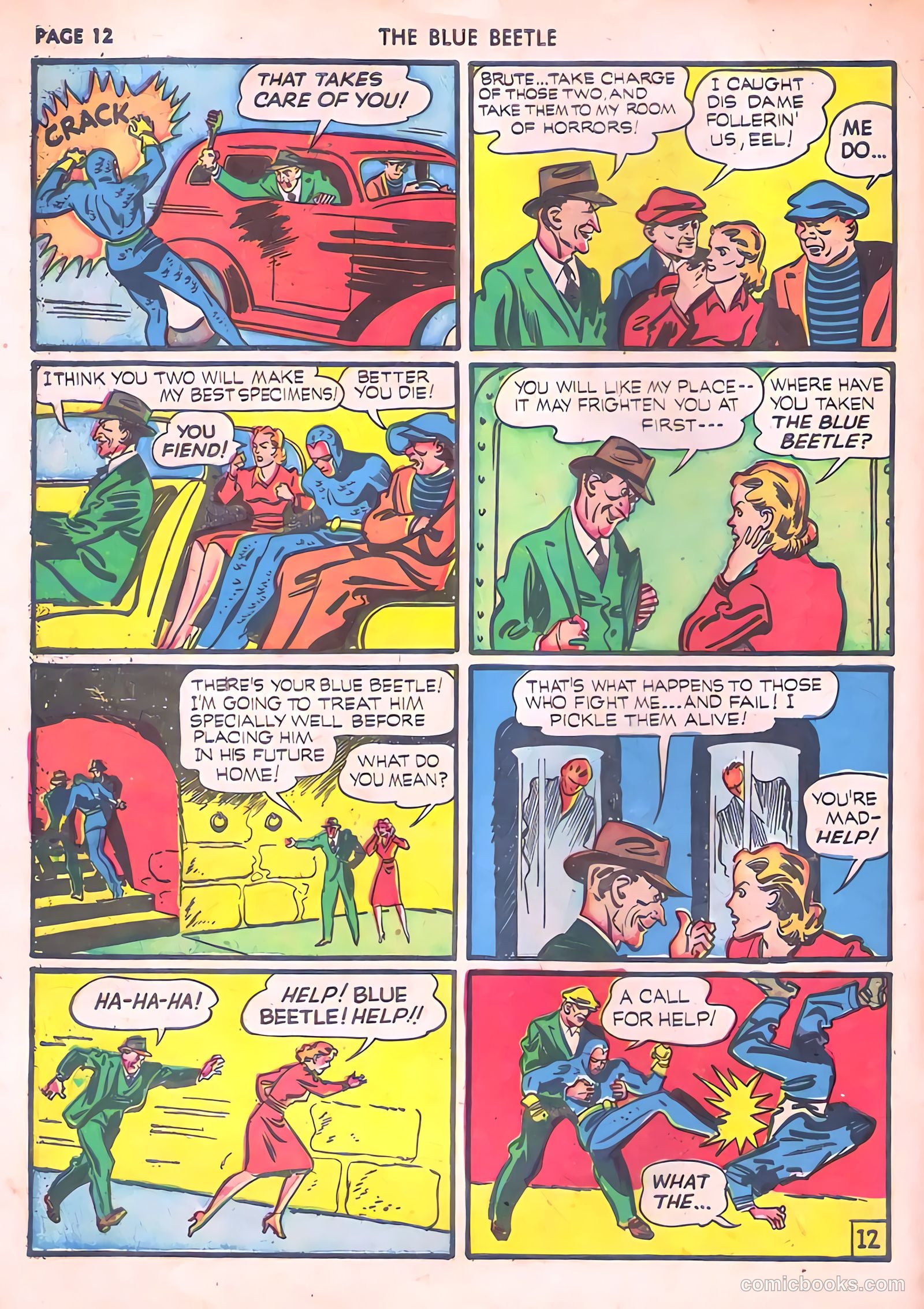 Blue Beetle #6 (1941) — page 14 of 69