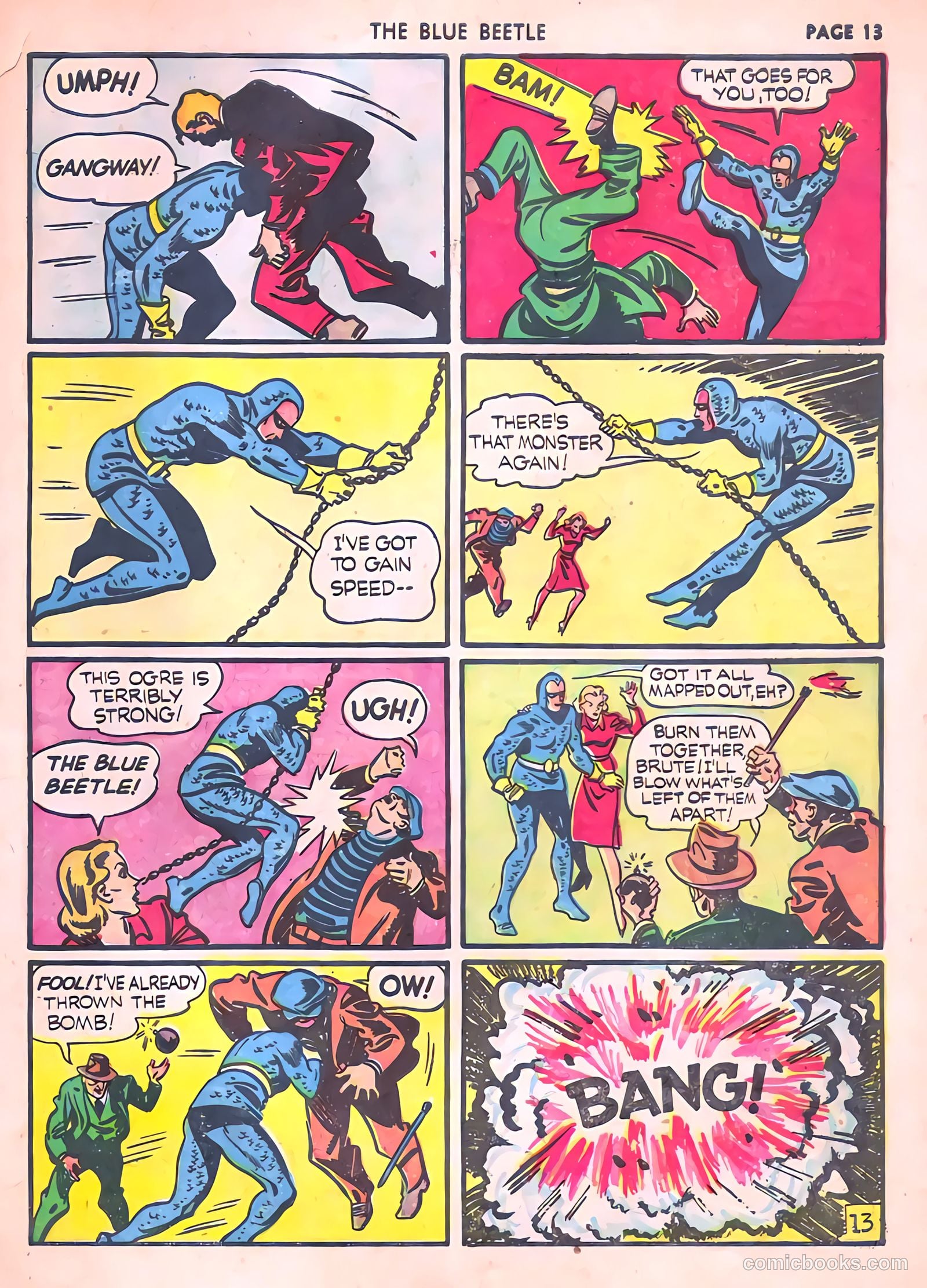Blue Beetle #6 (1941) — page 15 of 69