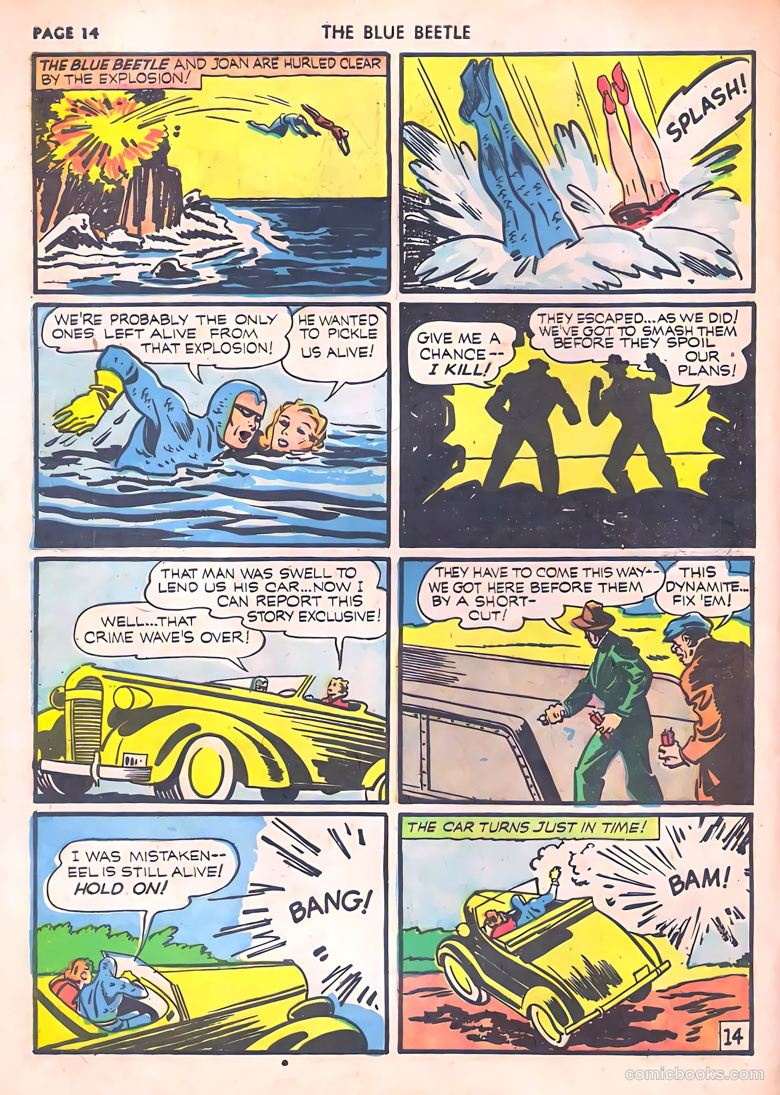 Blue Beetle #6 (1941) — page 16 of 69