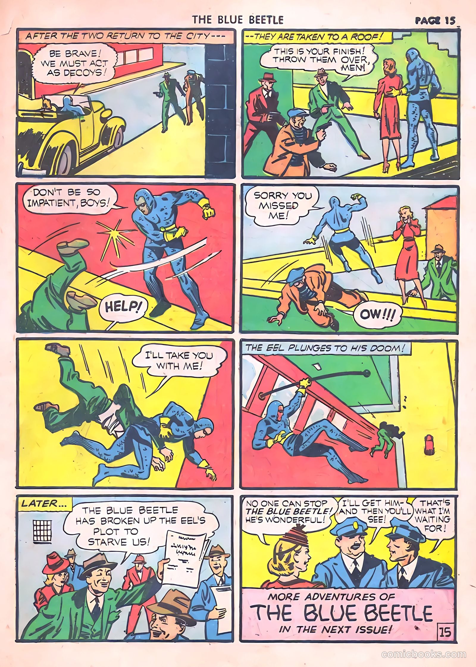 Blue Beetle #6 (1941) — page 17 of 69
