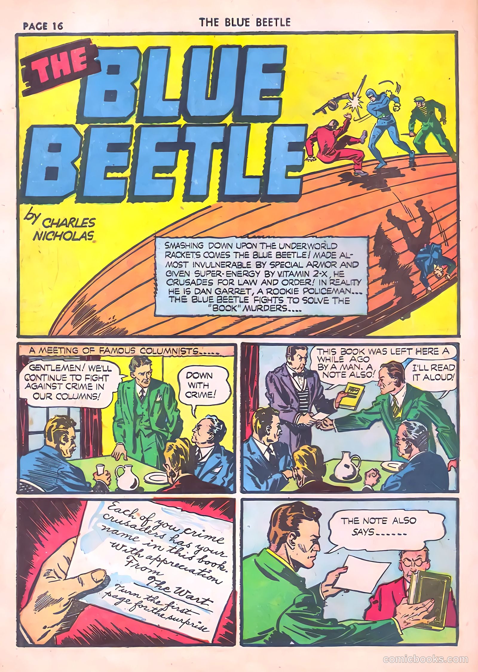 Blue Beetle #6 (1941) — page 18 of 69