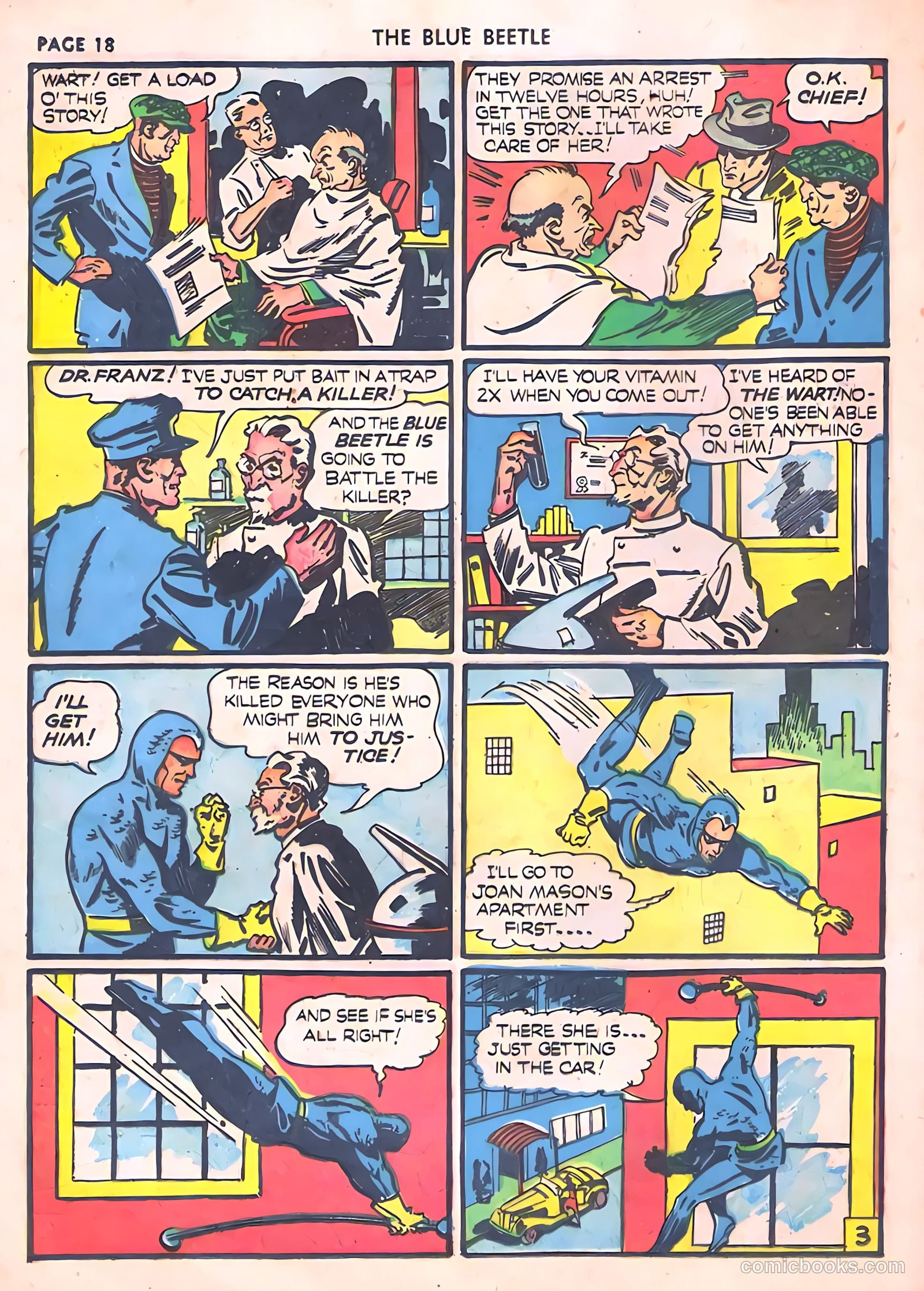 Blue Beetle #6 (1941) — page 20 of 69