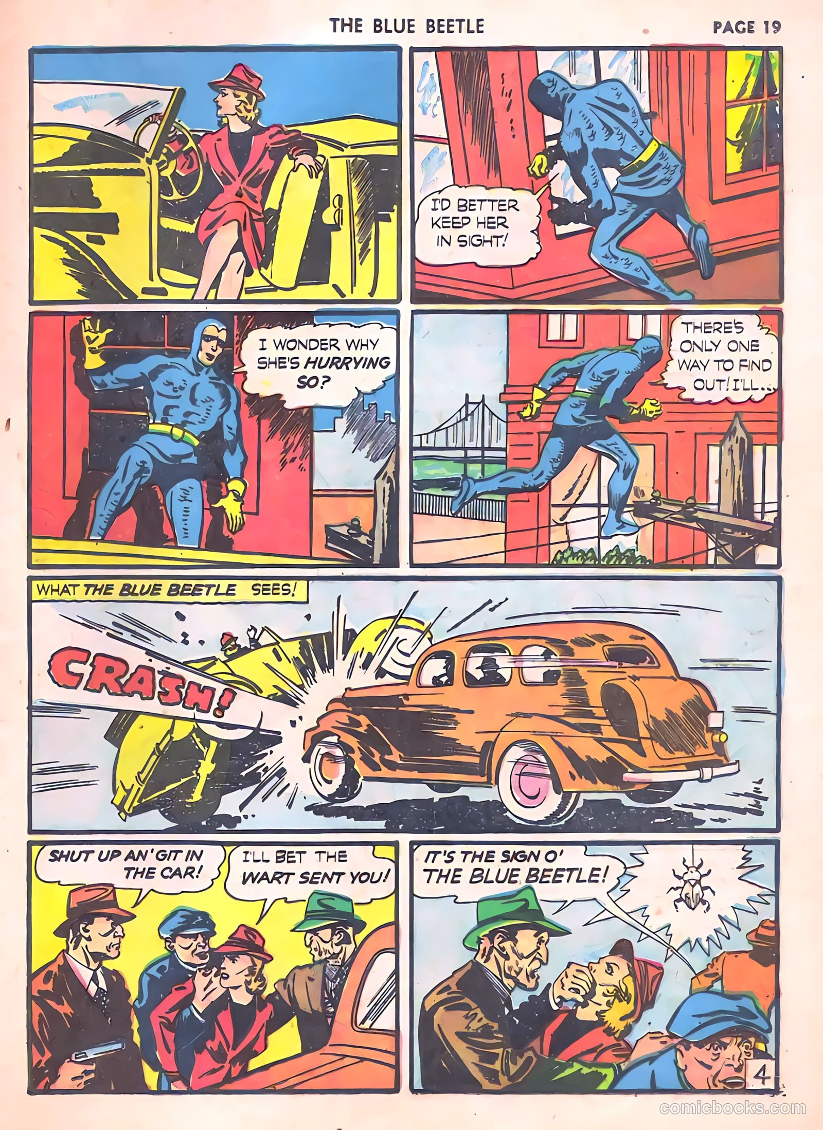 Blue Beetle #6 (1941) — page 21 of 69