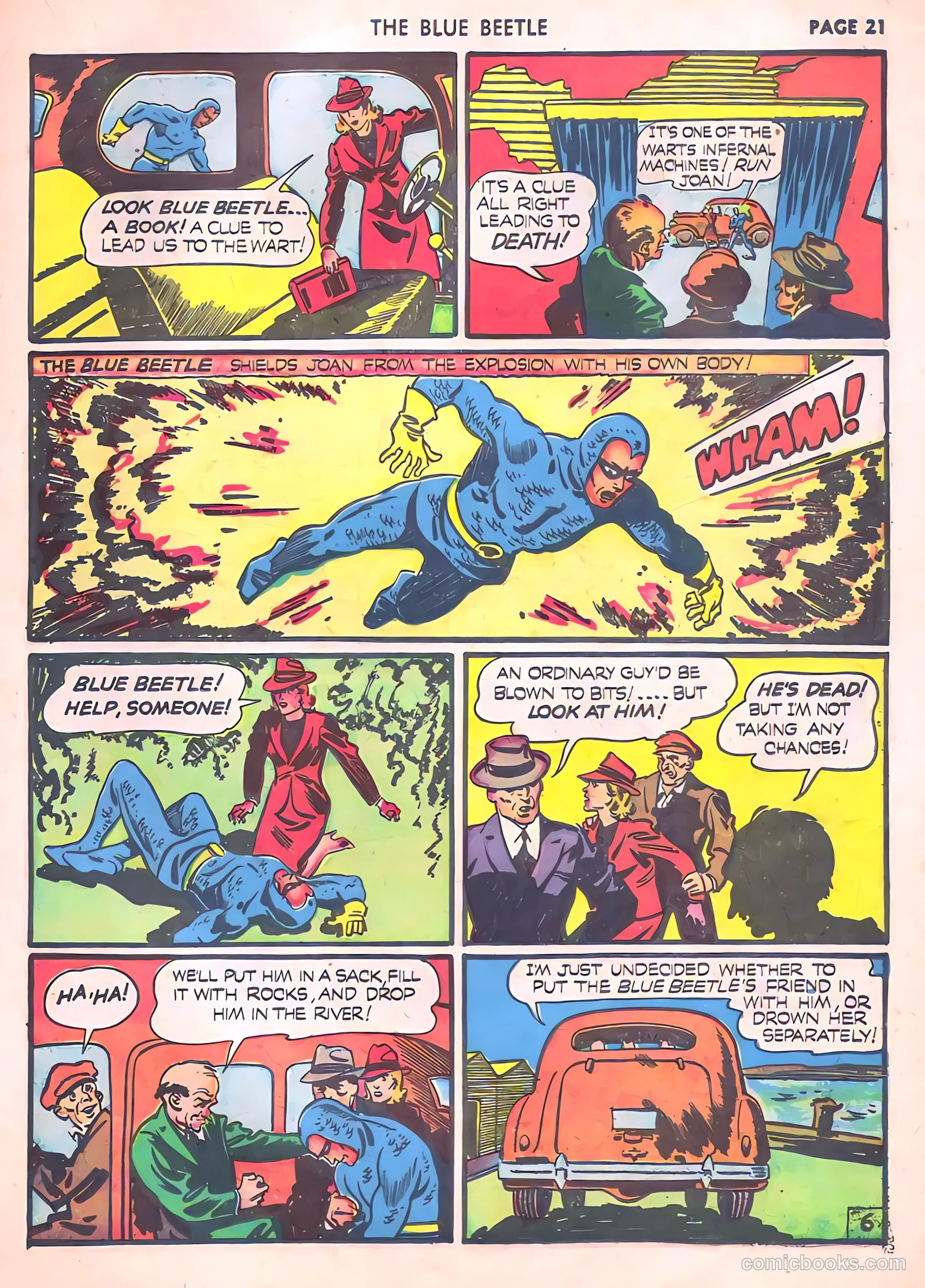 Blue Beetle #6 (1941) — page 23 of 69