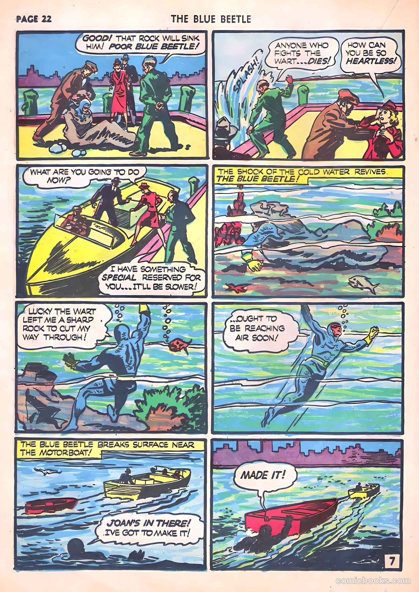 Blue Beetle #6 (1941) — page 24 of 69