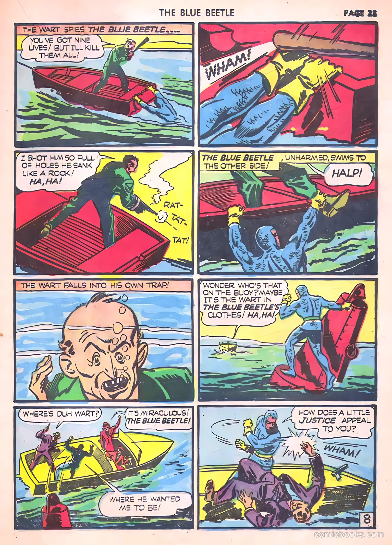 Blue Beetle #6 (1941) — page 25 of 69