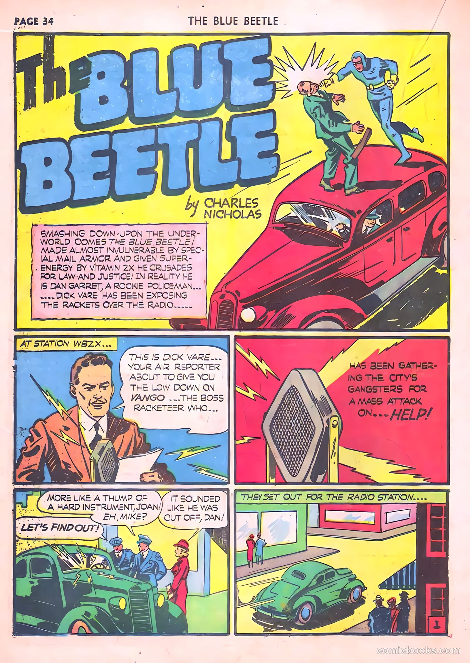 Blue Beetle #6 (1941) — page 36 of 69