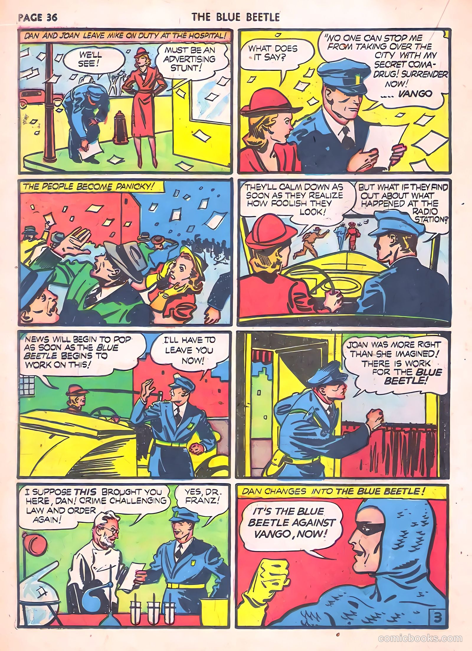 Blue Beetle #6 (1941) — page 38 of 69