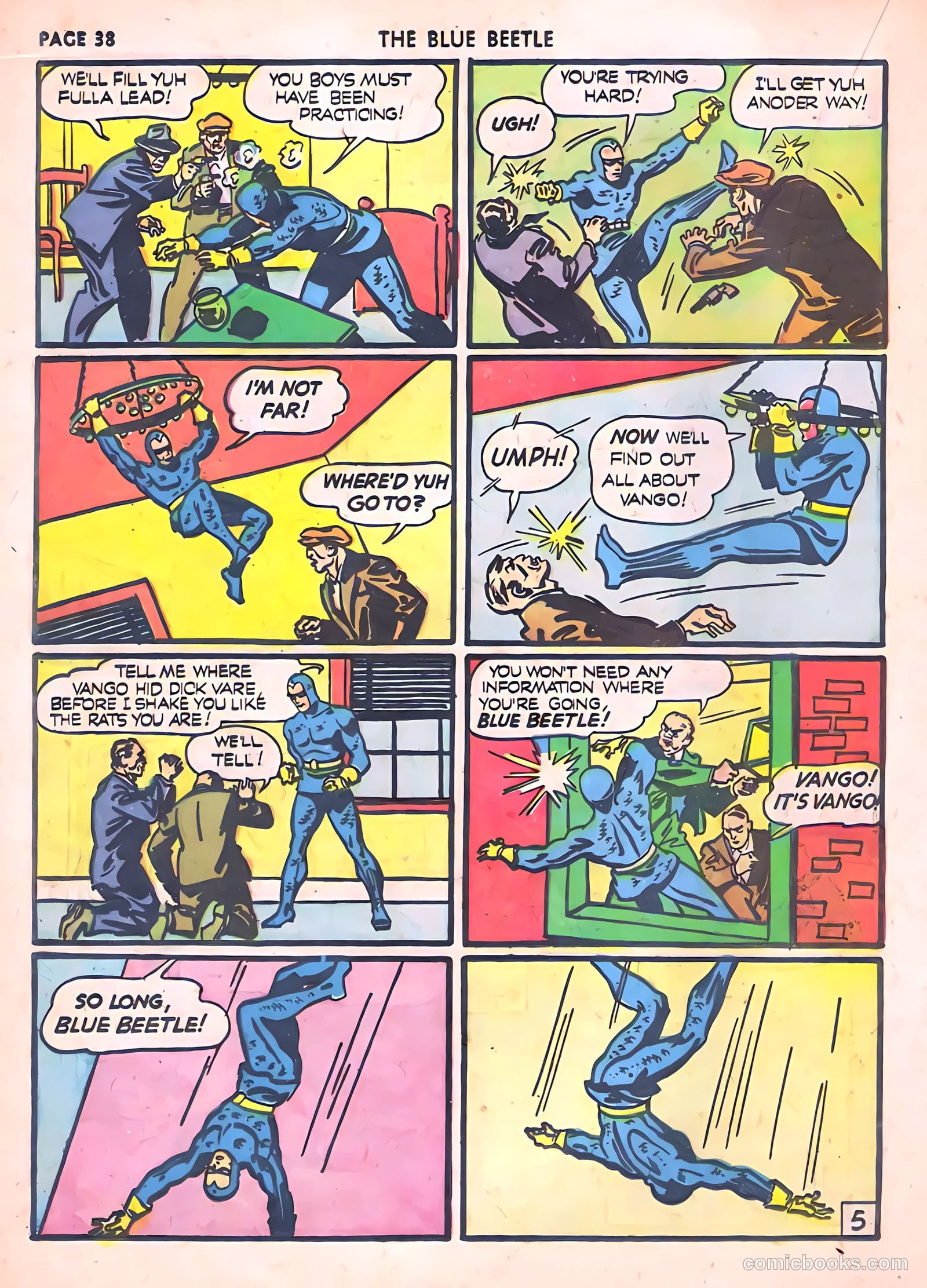 Blue Beetle #6 (1941) — page 40 of 69