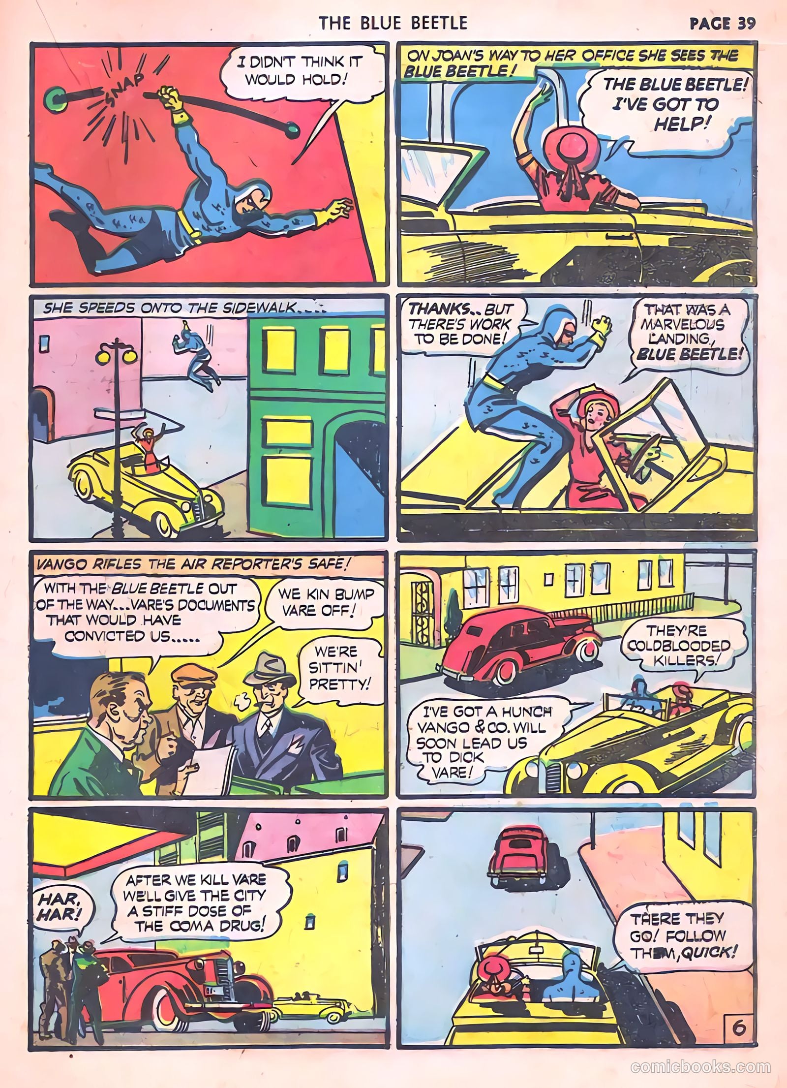 Blue Beetle #6 (1941) — page 41 of 69