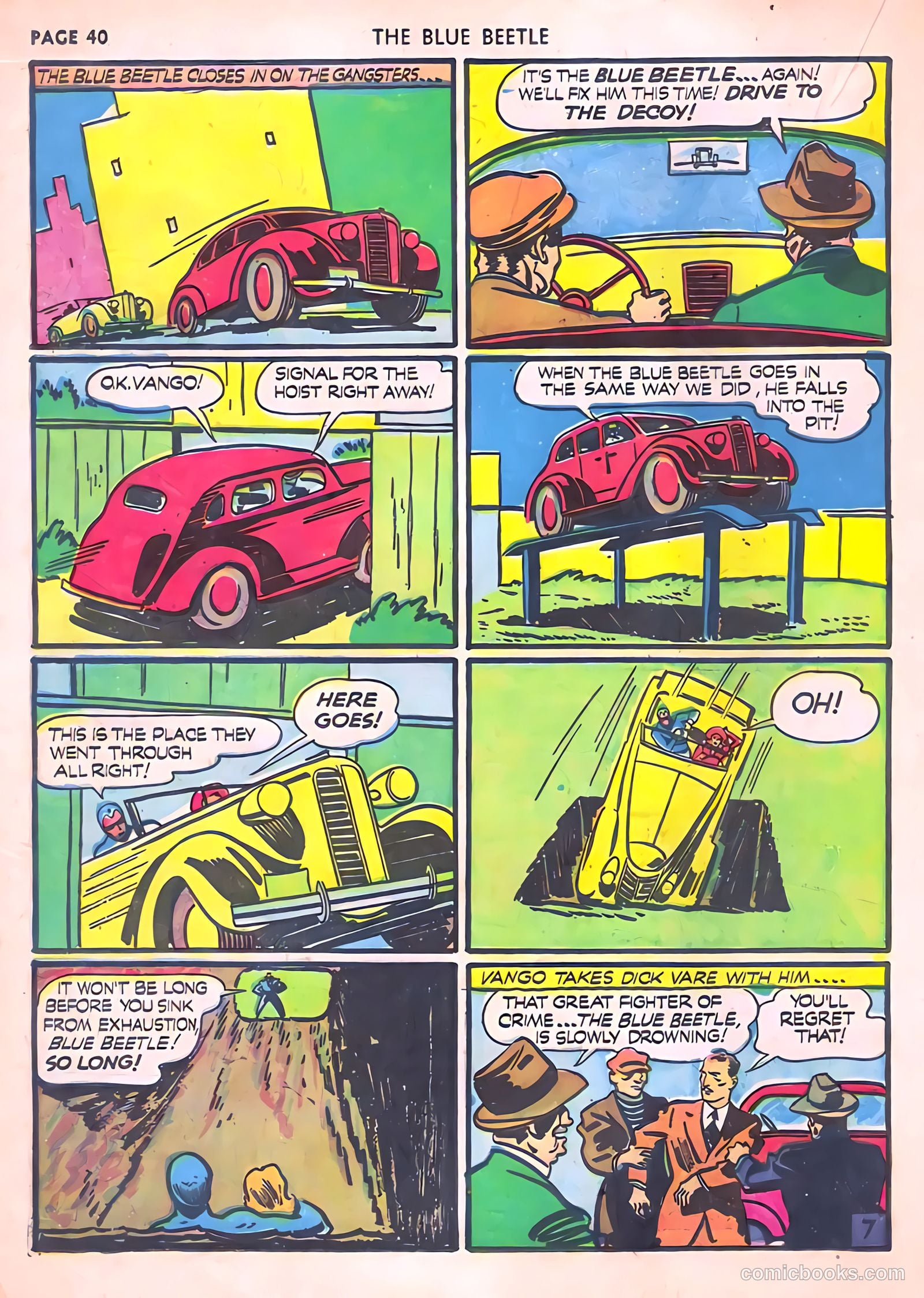 Blue Beetle #6 (1941) — page 42 of 69