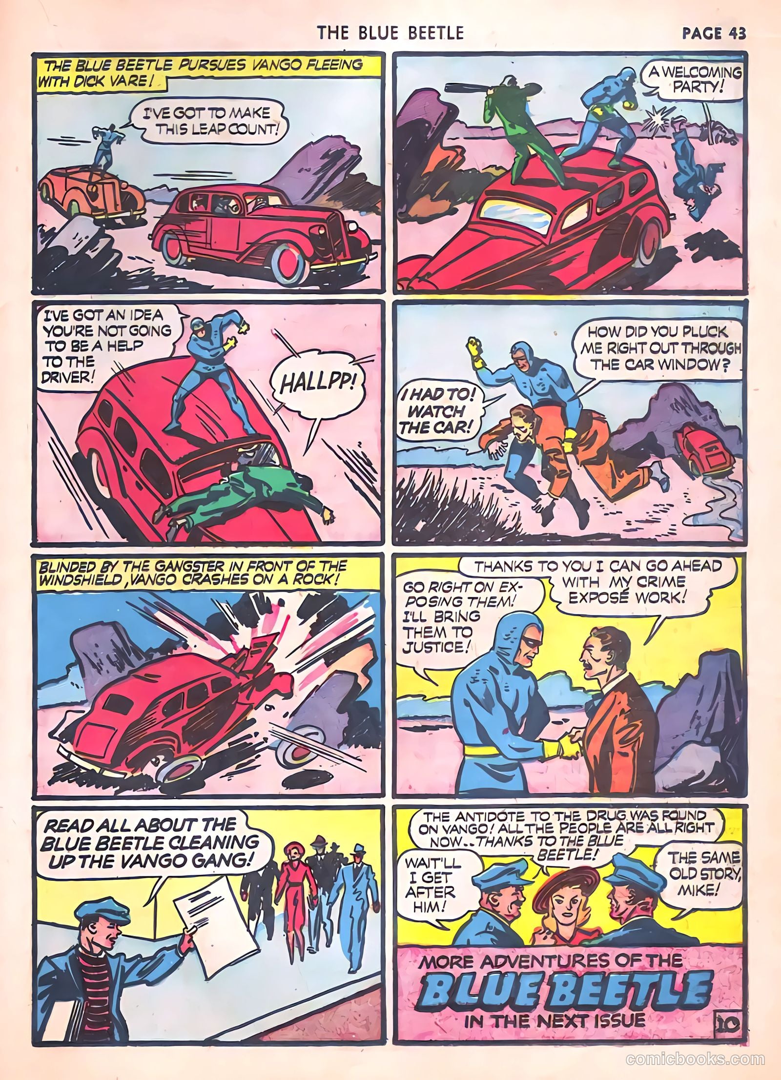 Blue Beetle #6 (1941) — page 45 of 69