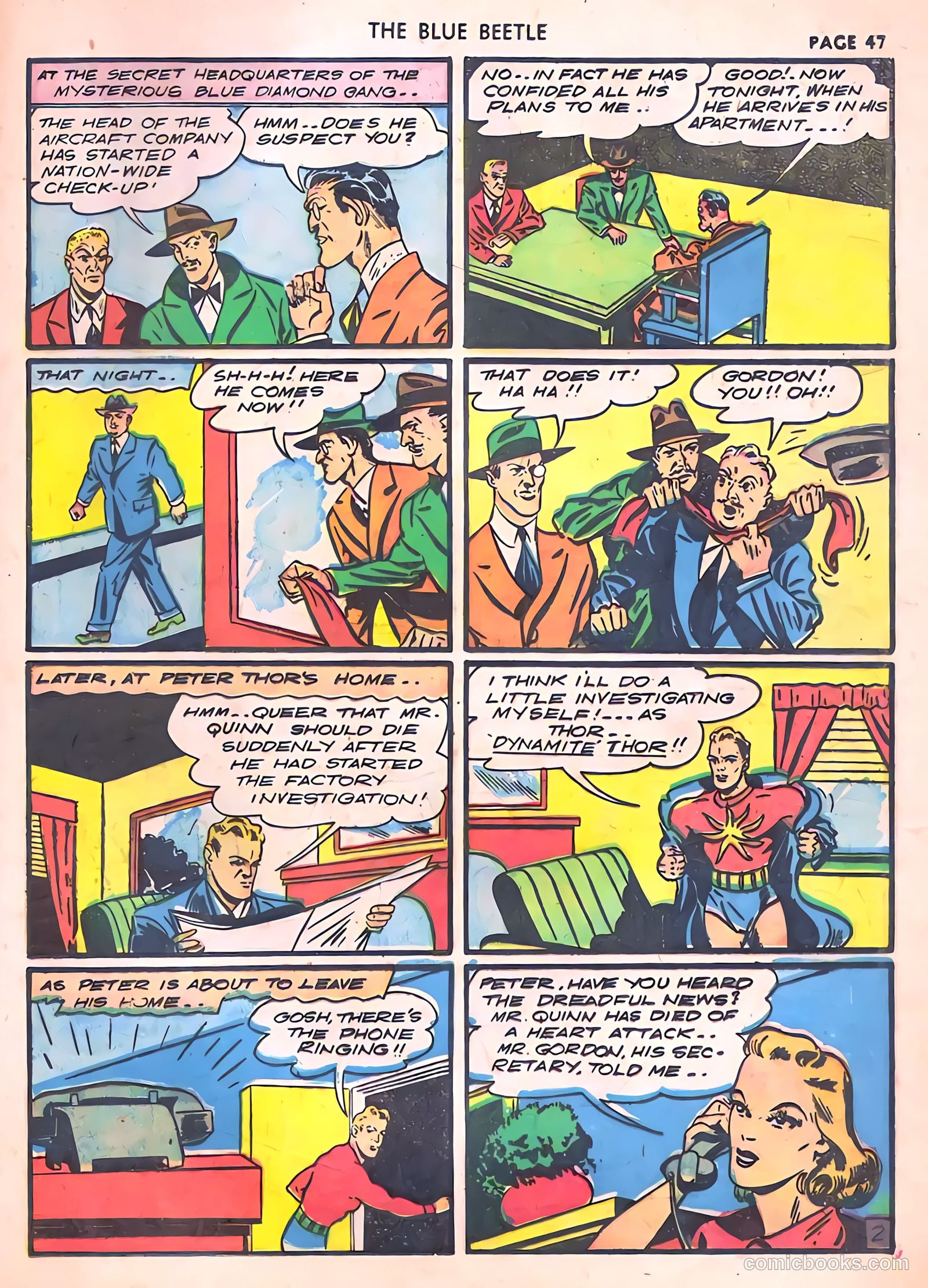 Blue Beetle #6 (1941) — page 49 of 69