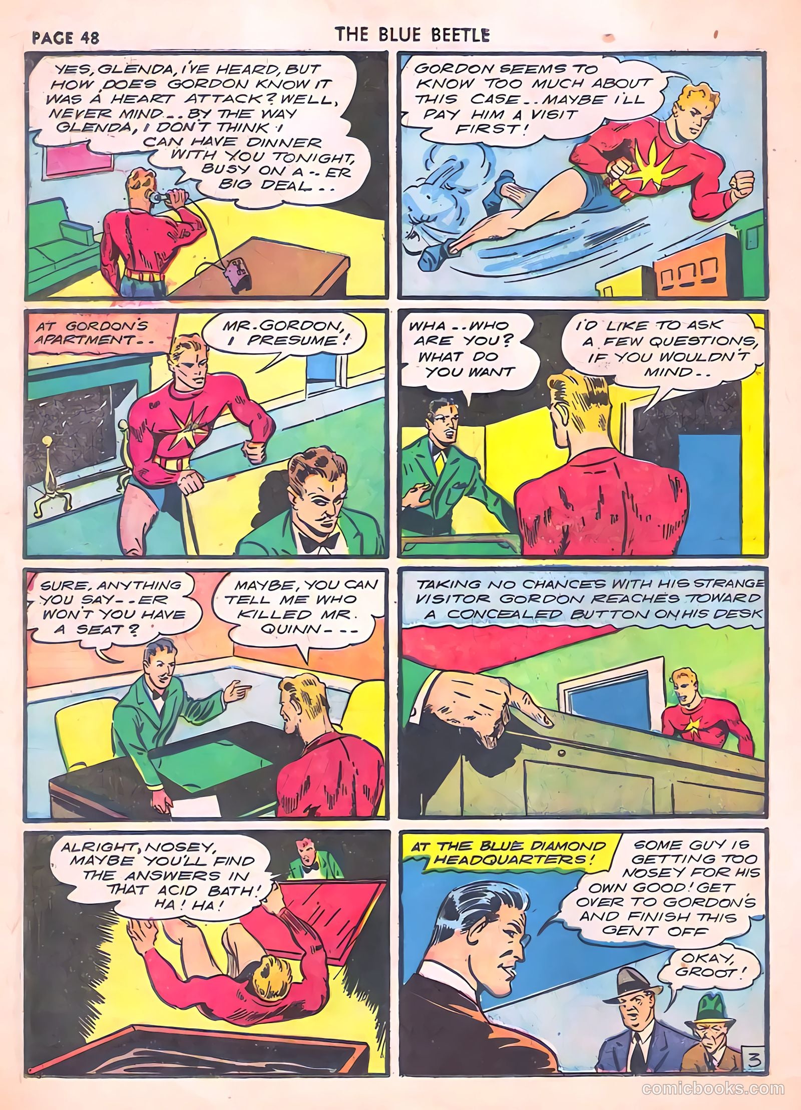 Blue Beetle #6 (1941) — page 50 of 69