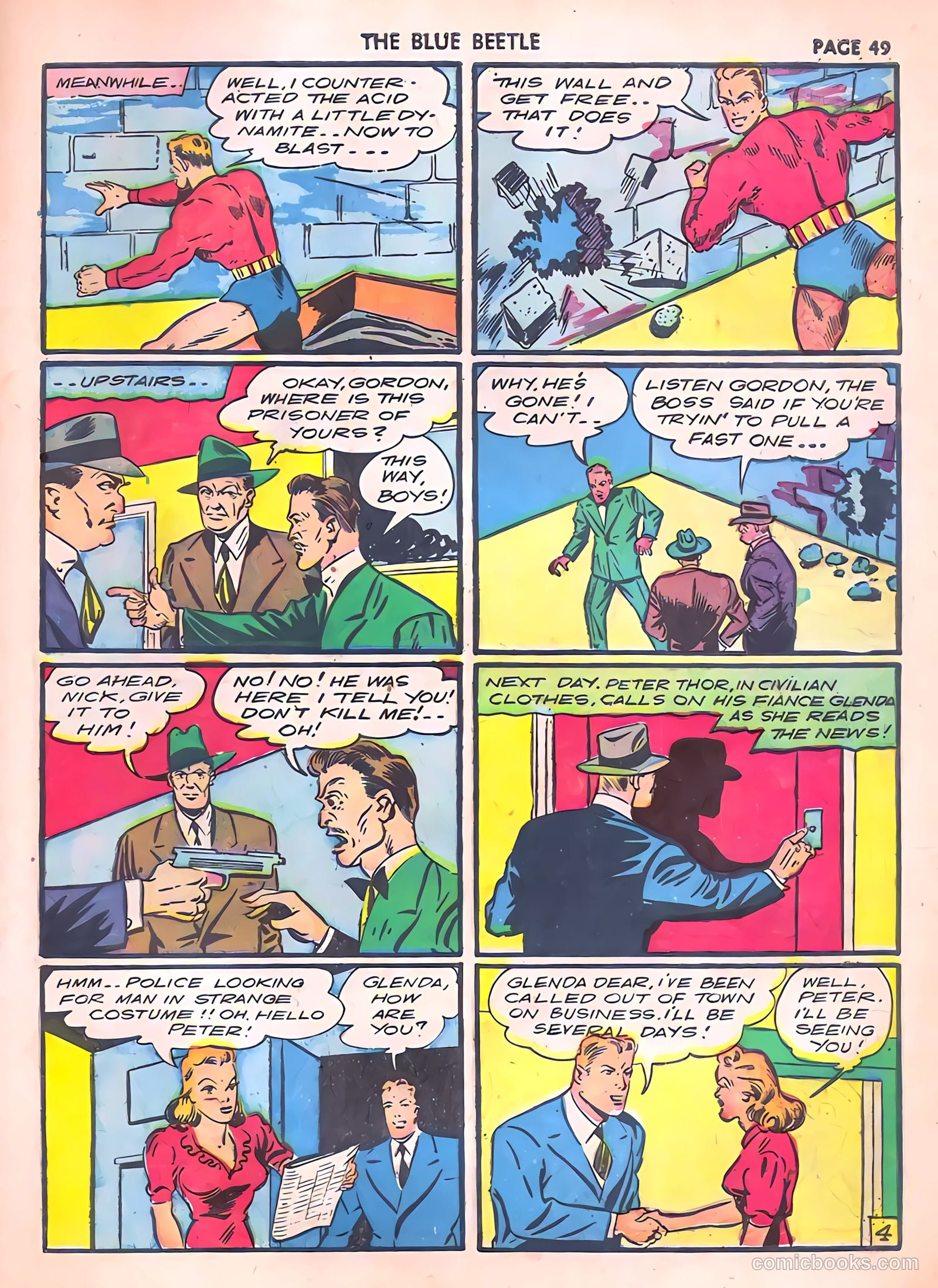 Blue Beetle #6 (1941) — page 51 of 69