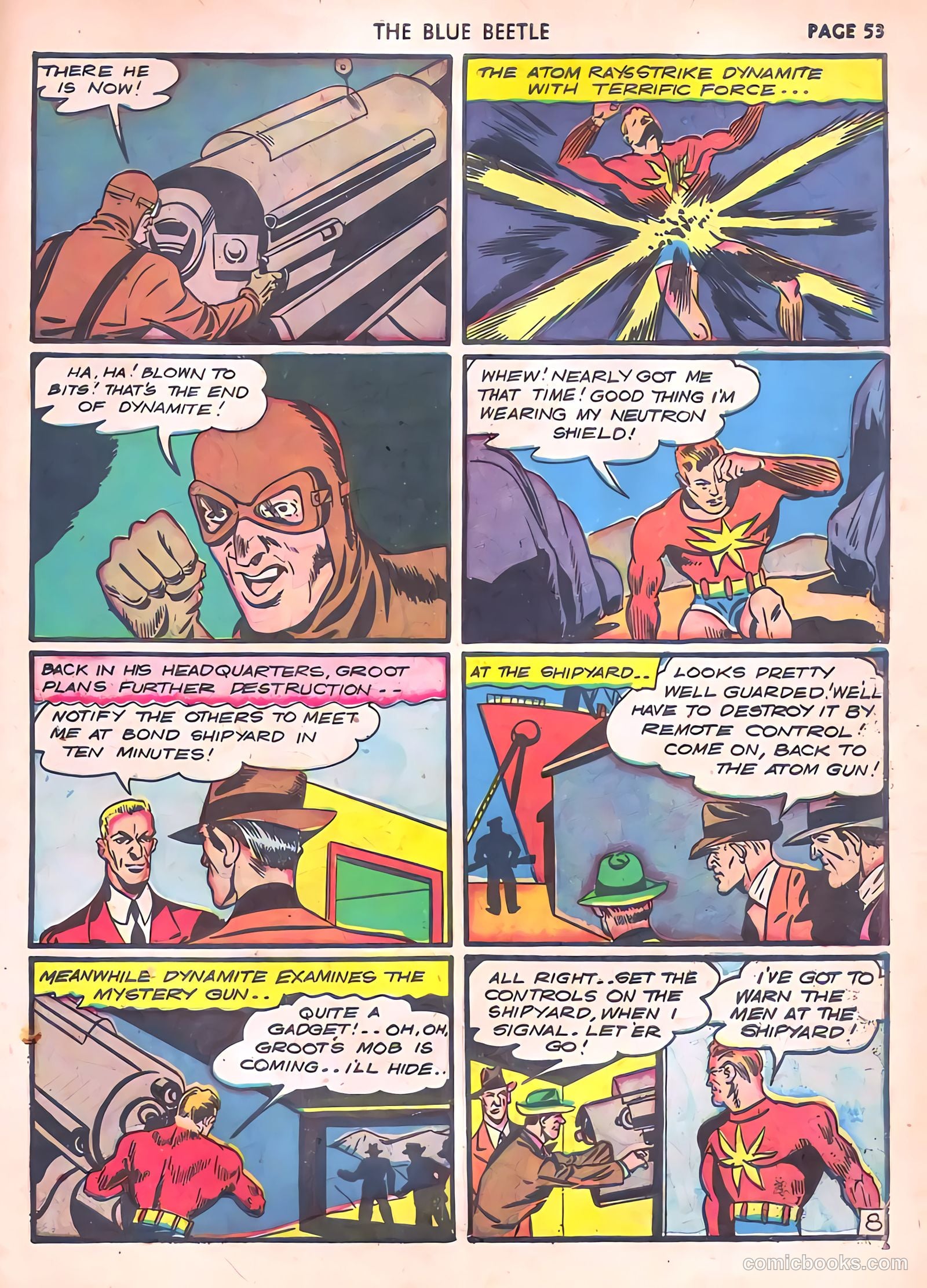 Blue Beetle #6 (1941) — page 55 of 69